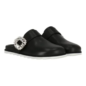 Roger Vivier Womens Black Mule Shoes_Roger-Vivier