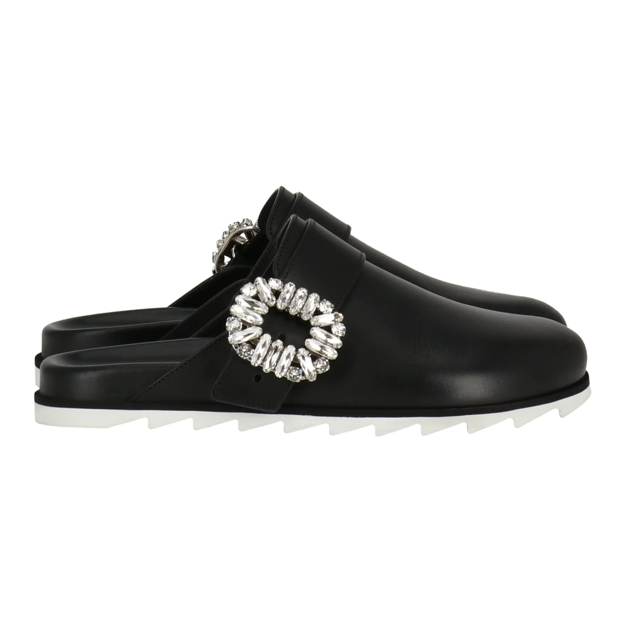 Roger Vivier Womens Black Mule Shoes_Roger-Vivier