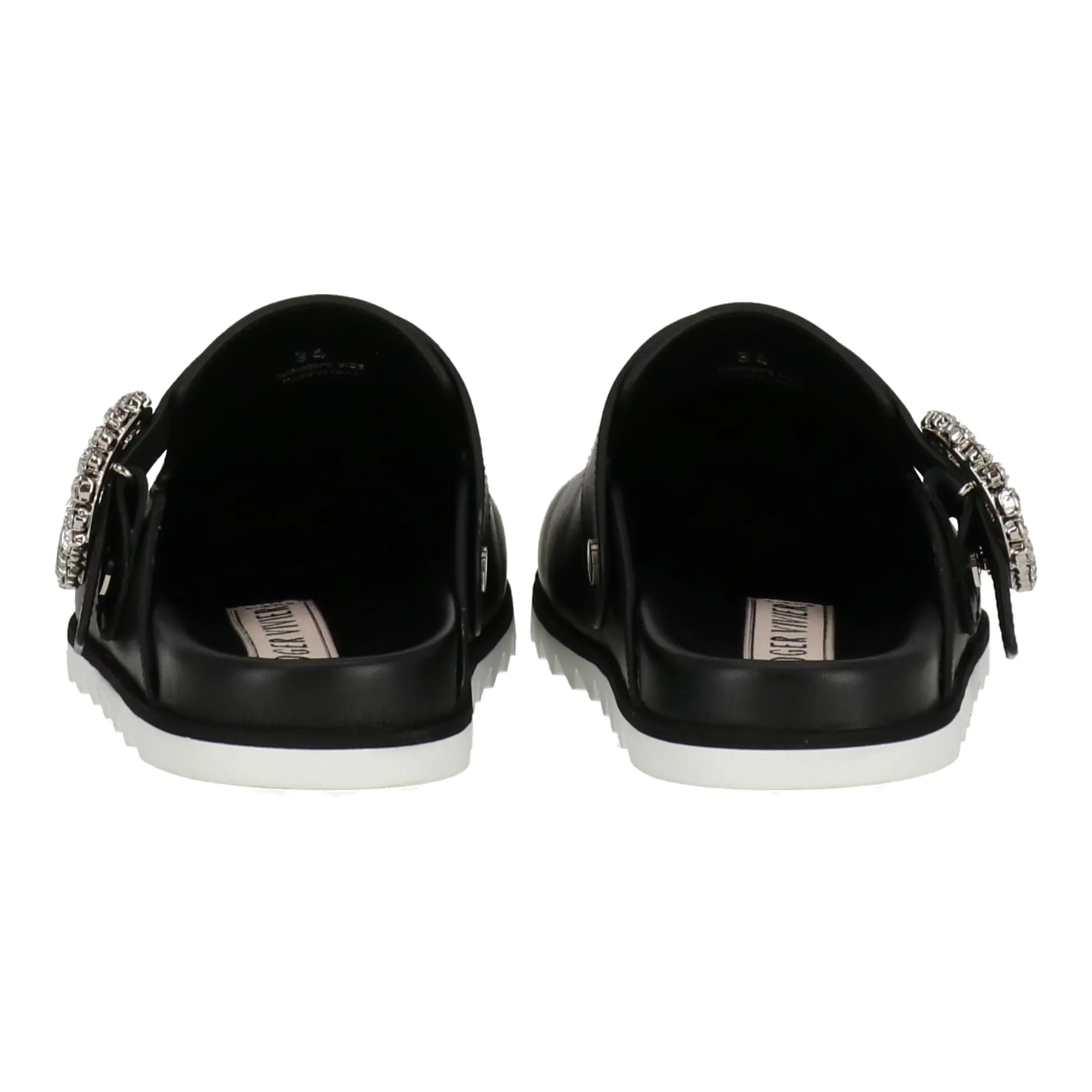 Roger Vivier Womens Black Mule Shoes_Roger-Vivier