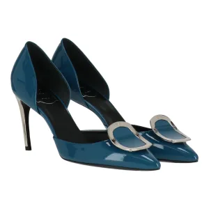 Roger Vivier Womens Blue Pump Shoes_Roger-Vivier