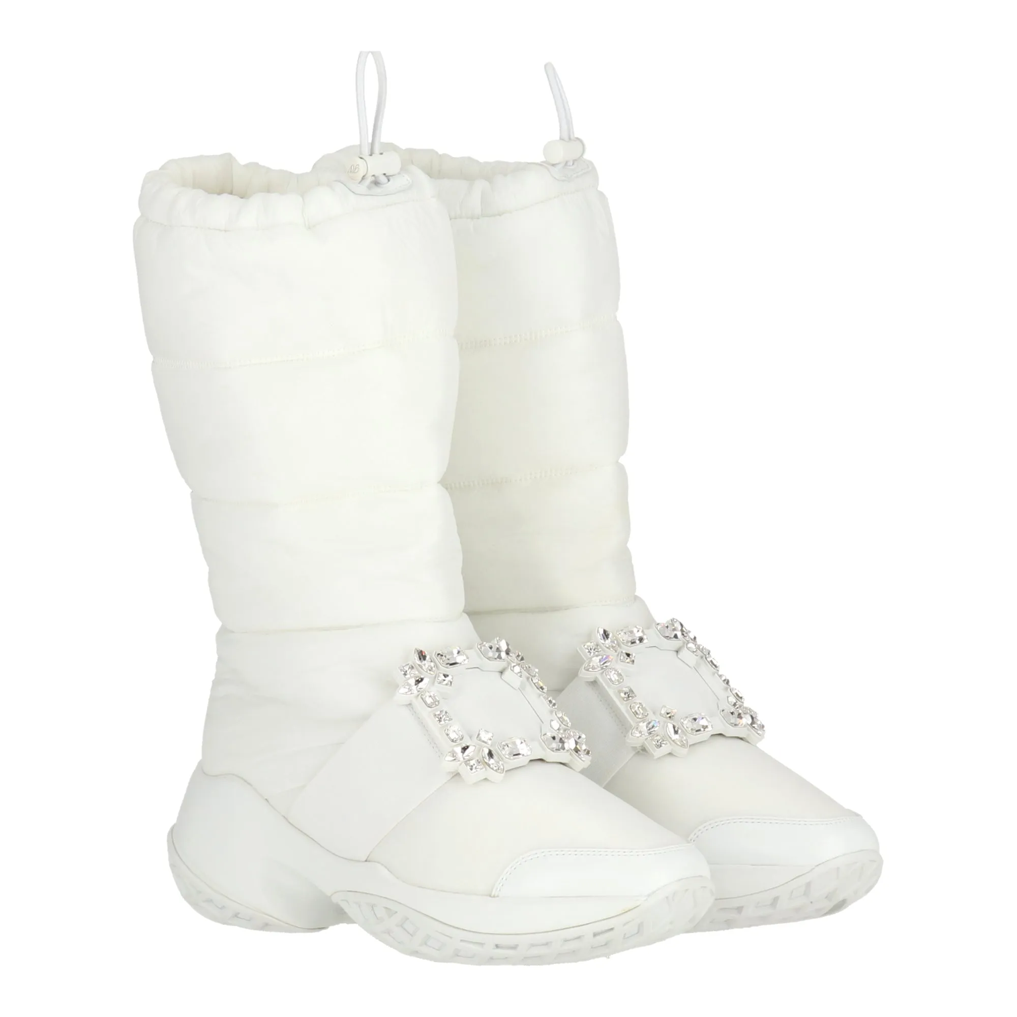 Roger Vivier Womens White Boot Shoes_Roger-Vivier