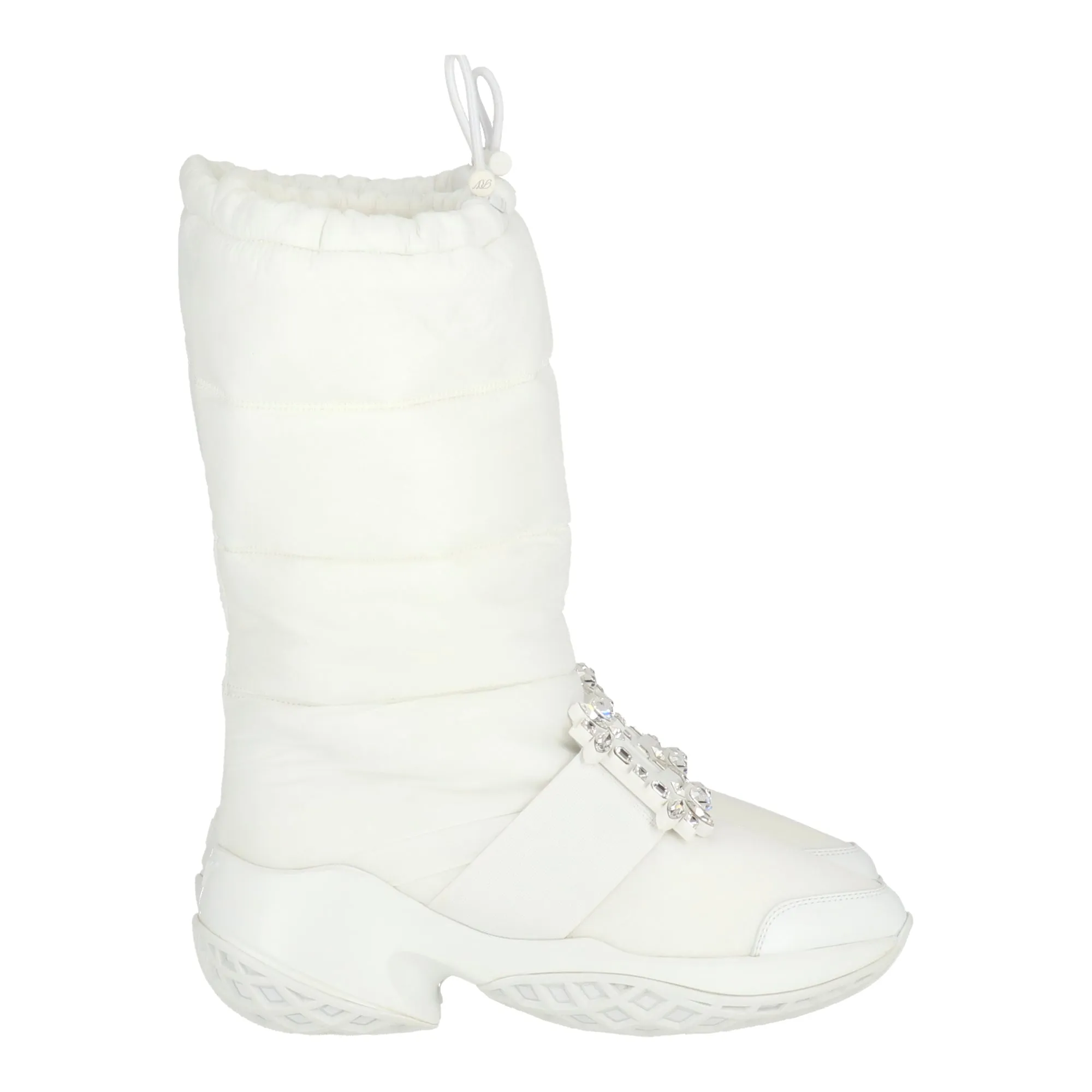 Roger Vivier Womens White Boot Shoes_Roger-Vivier