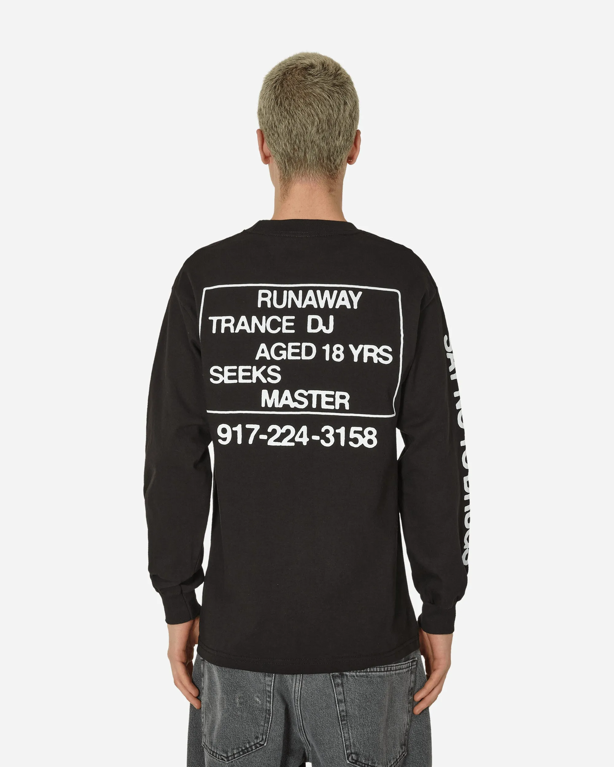 Runaway Trance DJ Longsleeve T-Shirt Black