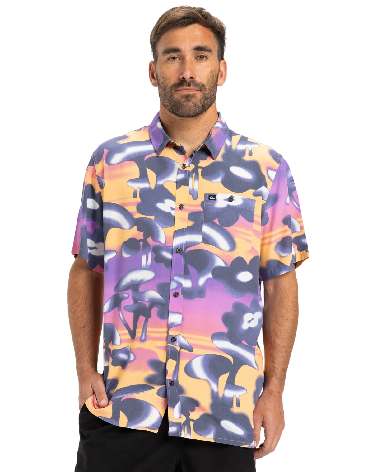 Safe Paradise Shirt in Vintage Violet Biophilia
