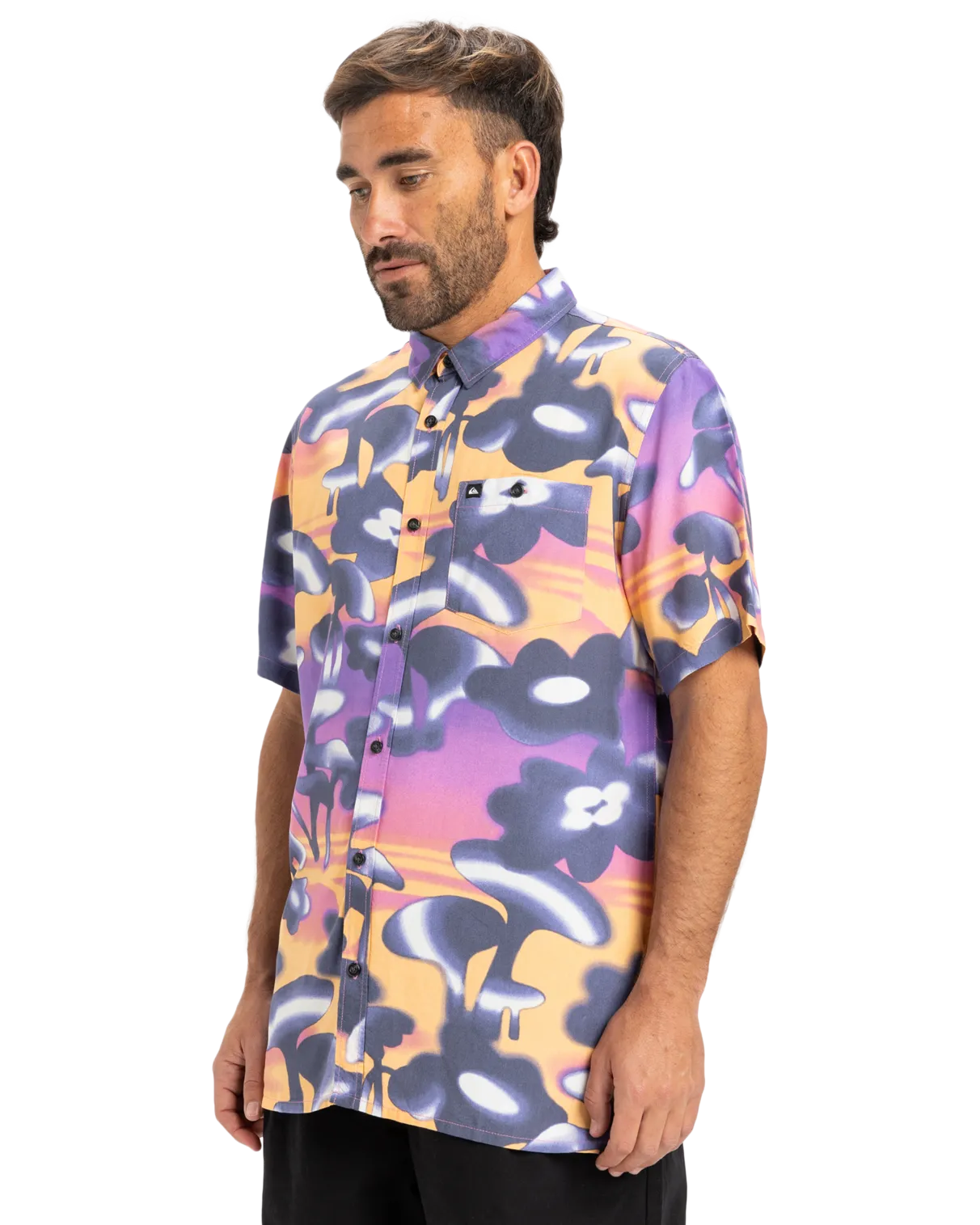 Safe Paradise Shirt in Vintage Violet Biophilia