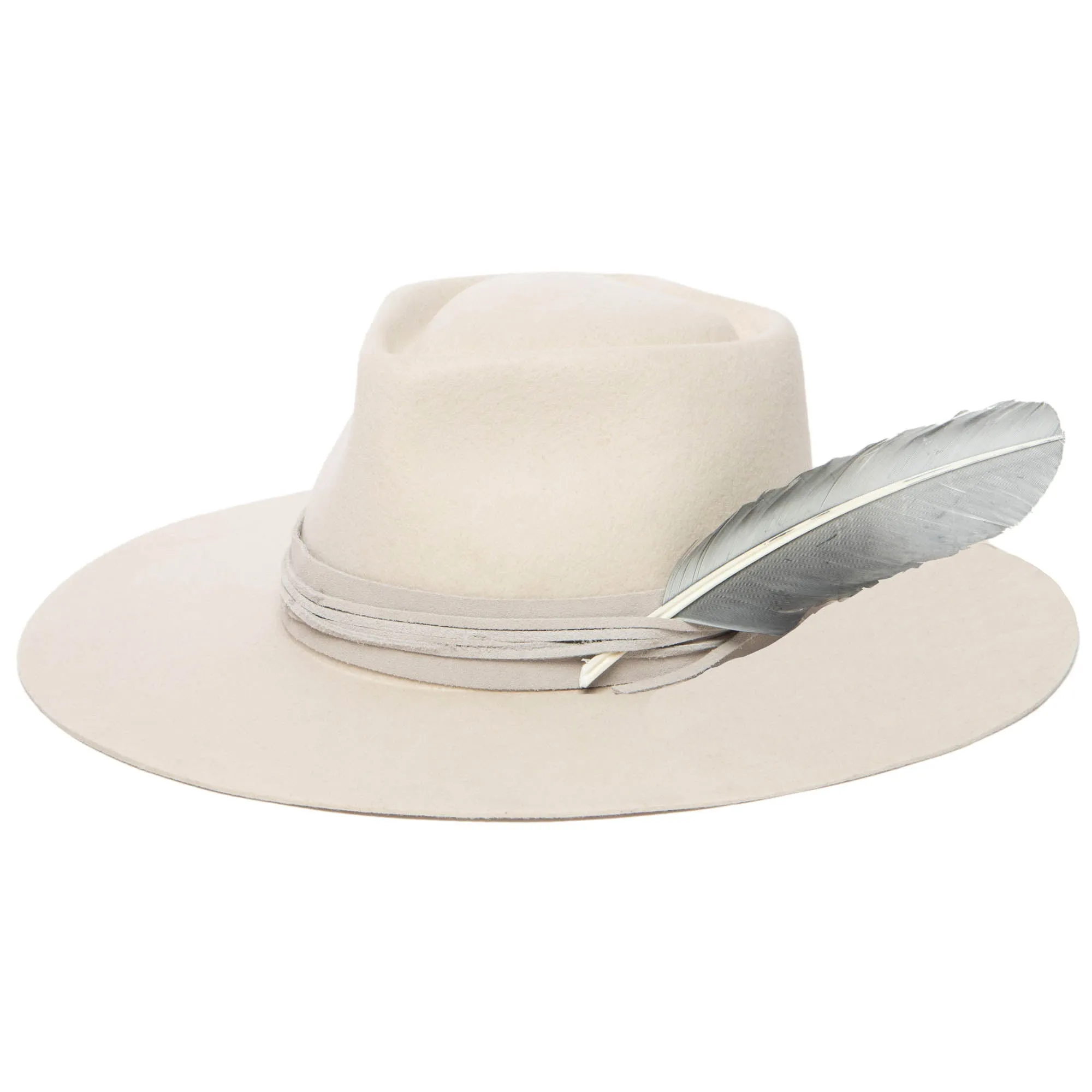 San Diego Hat Company Womens Fedoras Take My Name - Women's Stiff Brim Fedora with Heart Shaped Crown