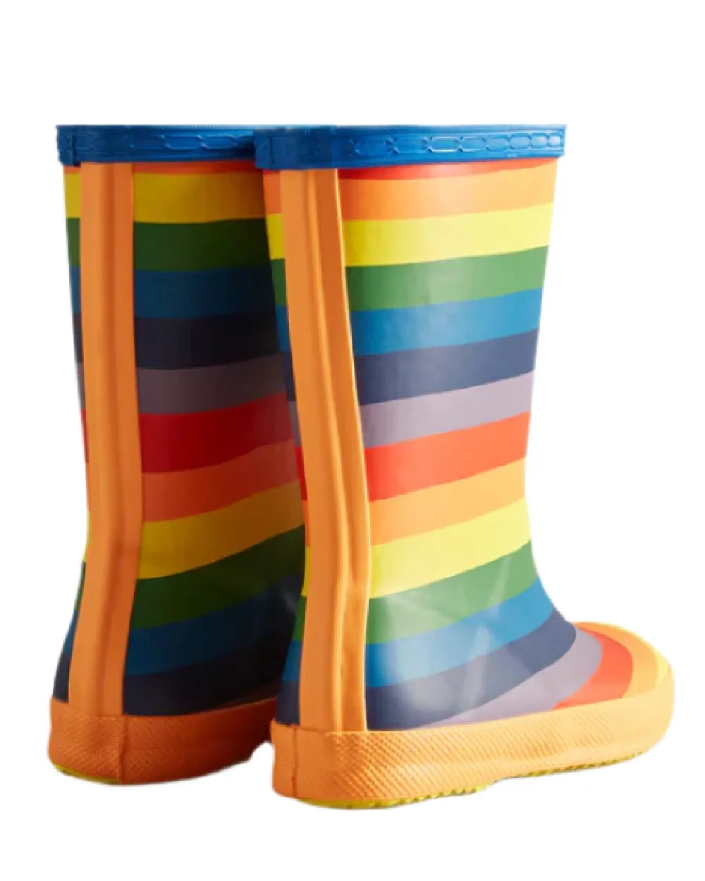 Shoes Hunter Wellies Hunter Kids First Classic Rainbow Print Wellington Boots