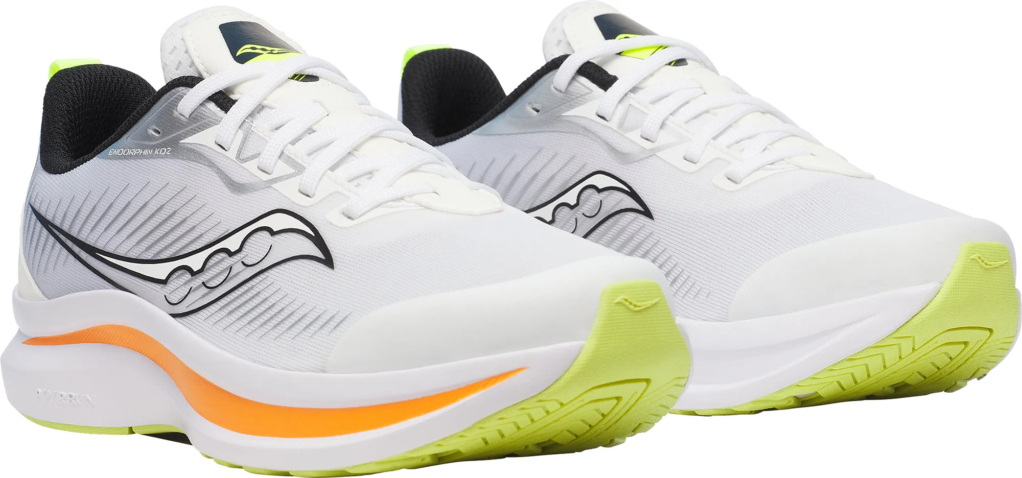 Shoes Saucony Saucony Endorphin KDZ Junior Running Shoes - White