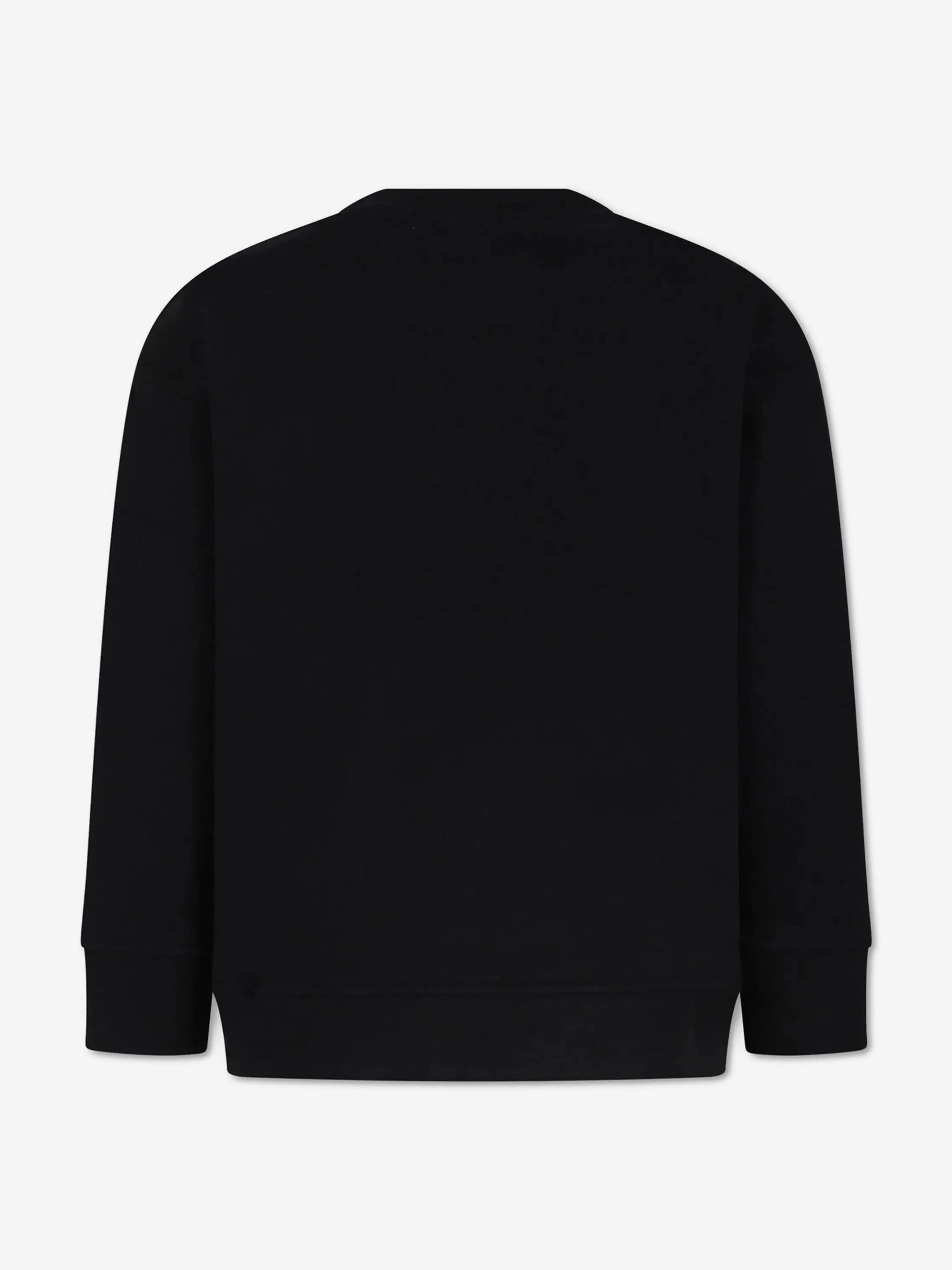 Stella McCartney Boys Circle Logo Sweatshirt in Black