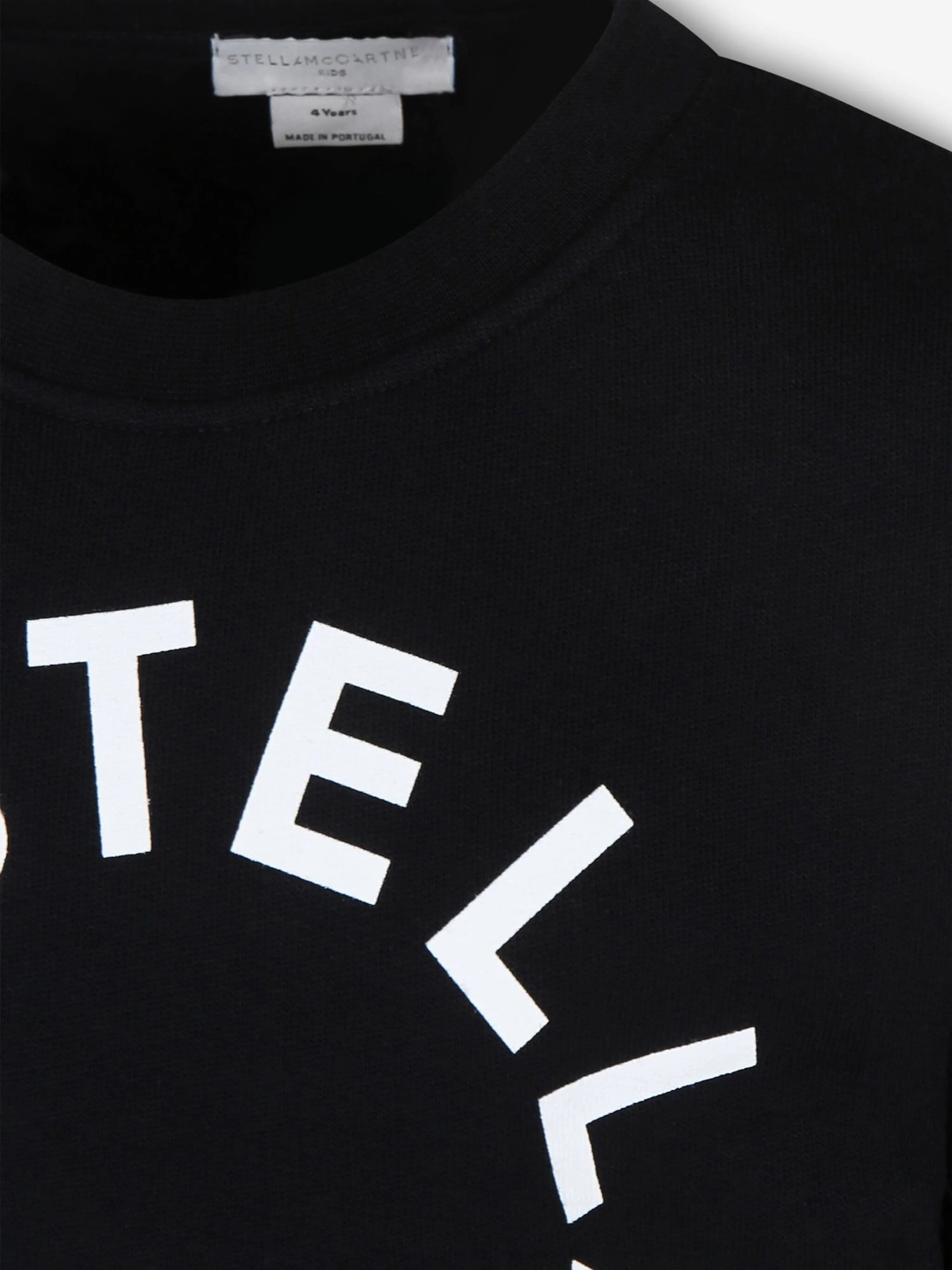 Stella McCartney Boys Circle Logo Sweatshirt in Black