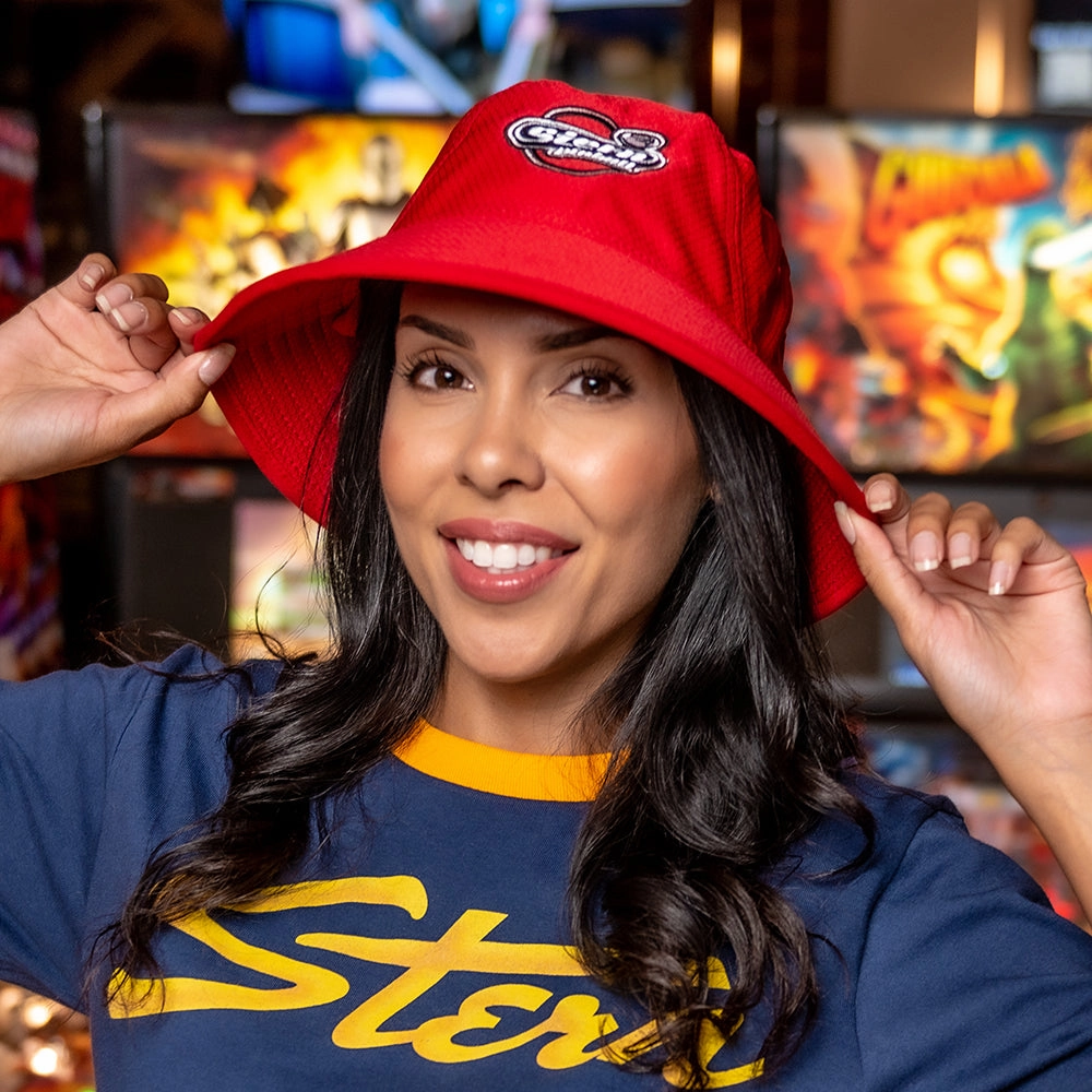 Stern Red Bucket Hat