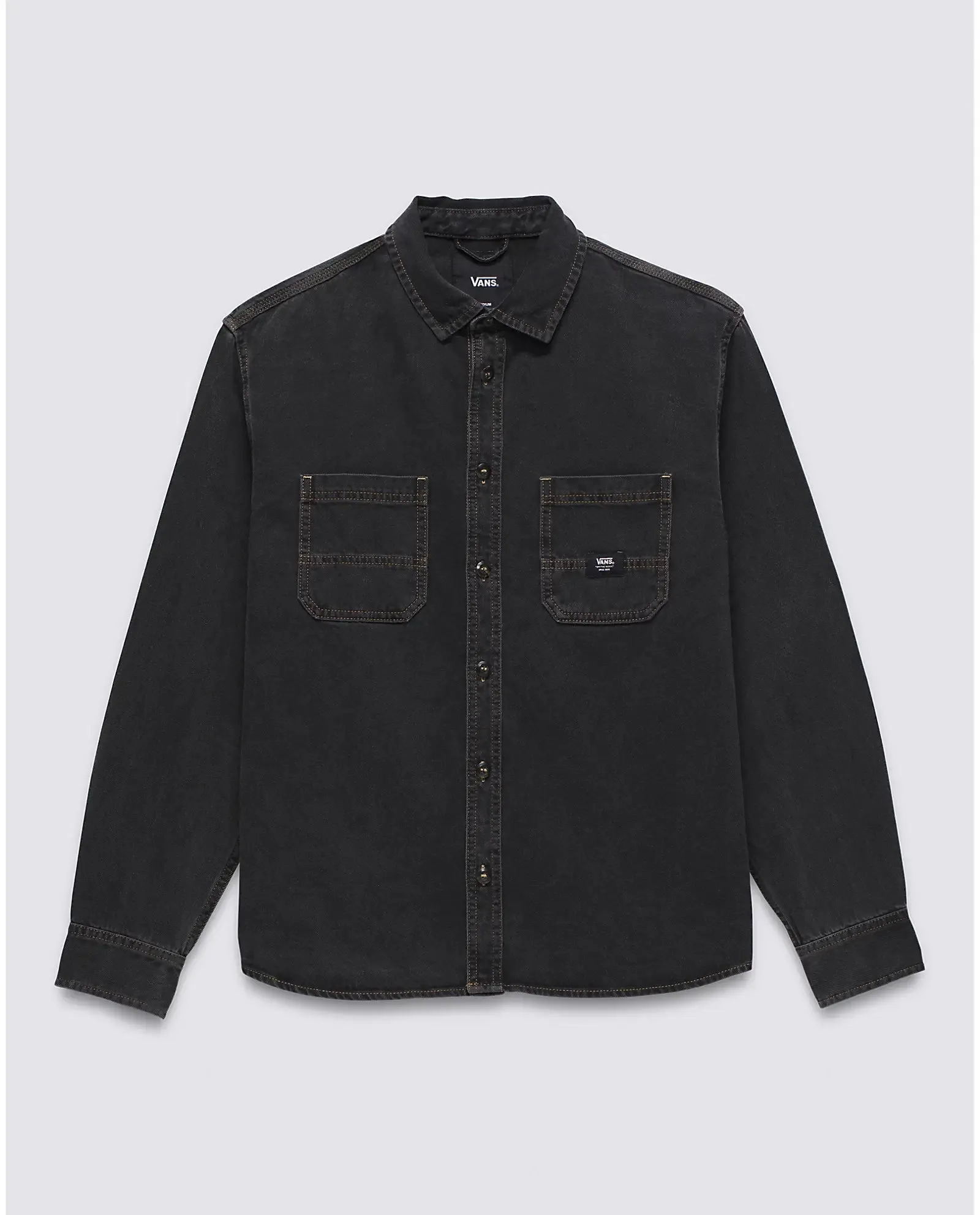 Stevens Denim Shirt in Washed Black