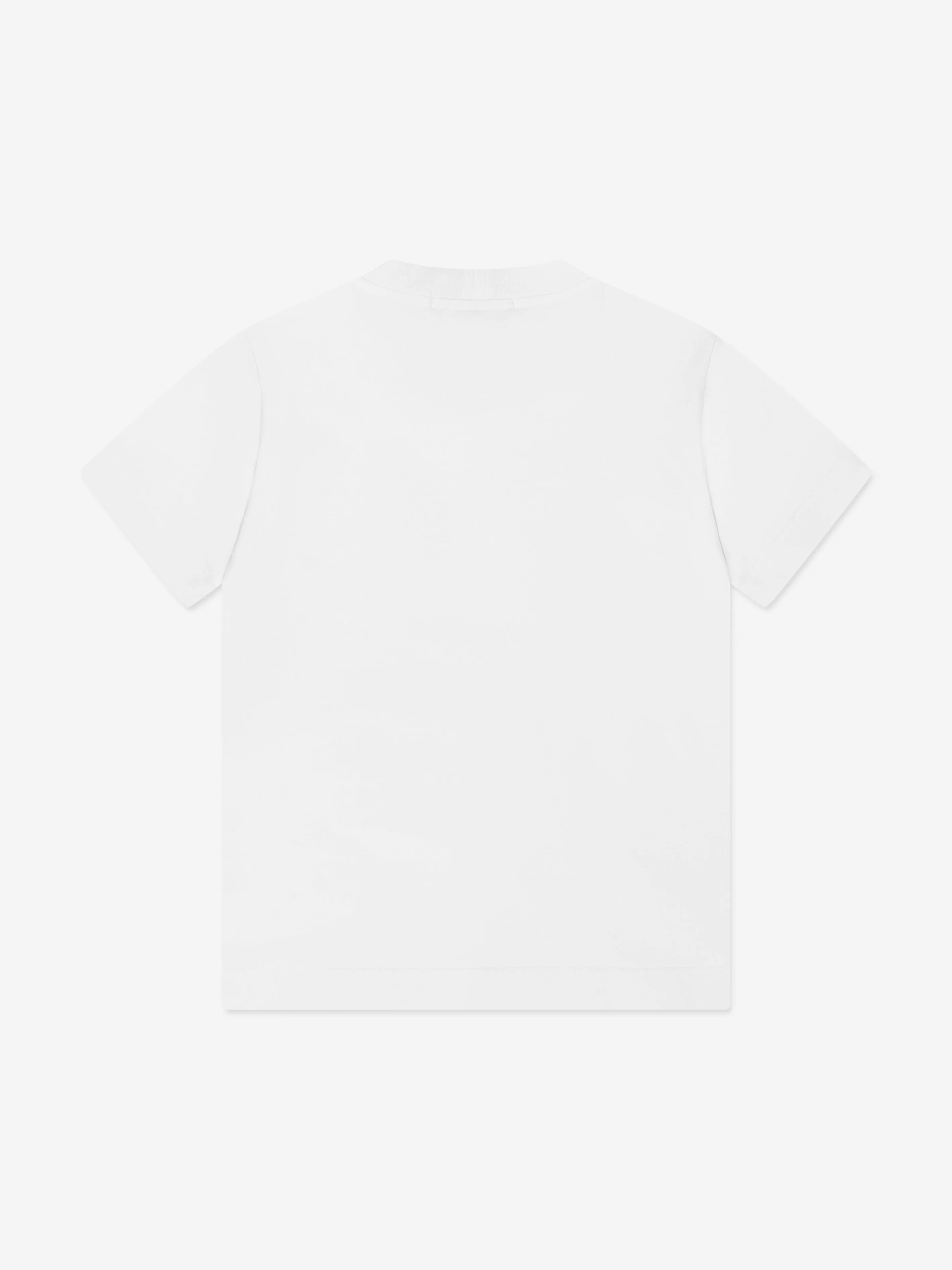 Stone Island Boys Compass Logo T-Shirt in White