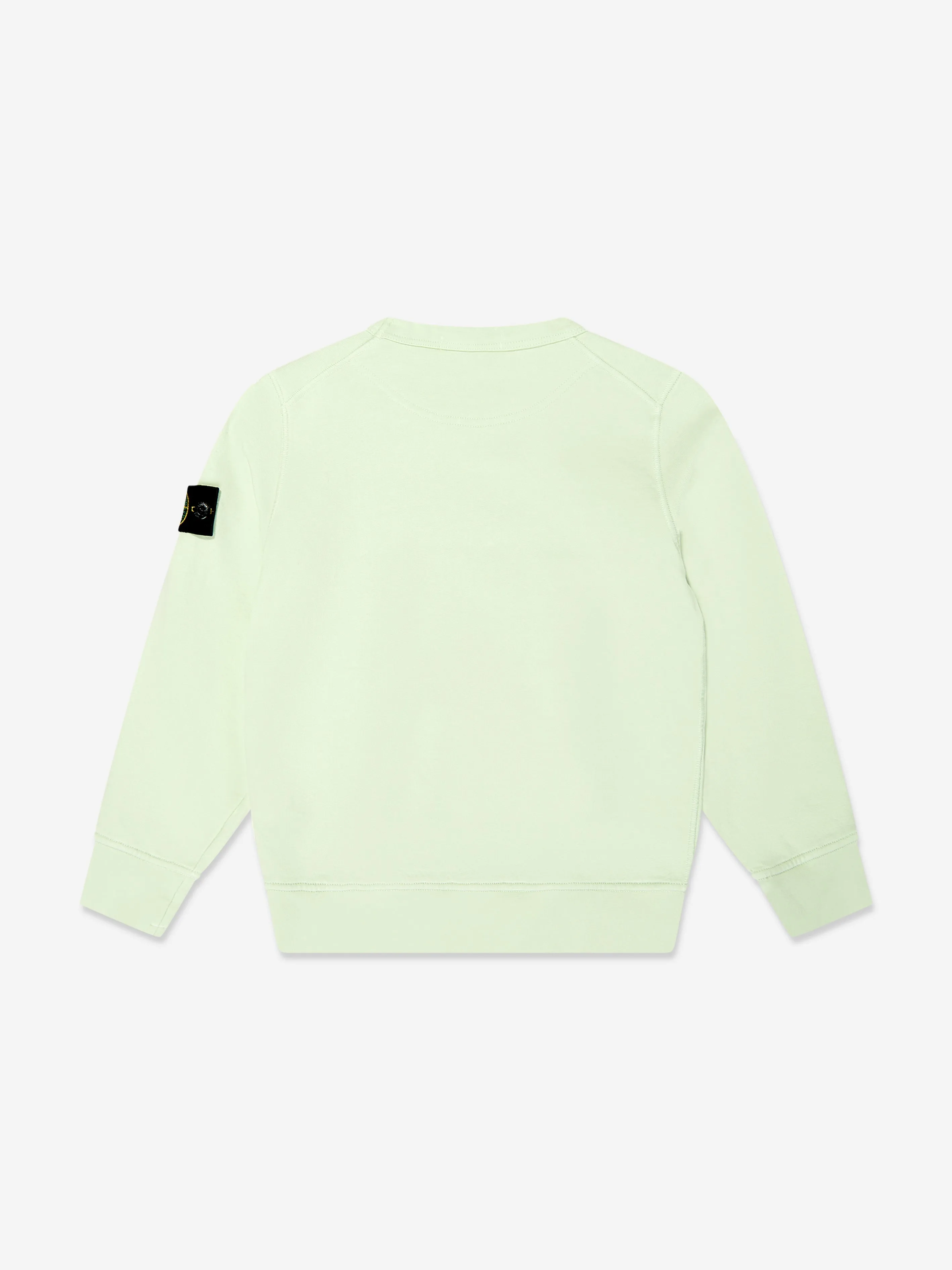 Stone Island Boys Logo Sweatshirt in Green