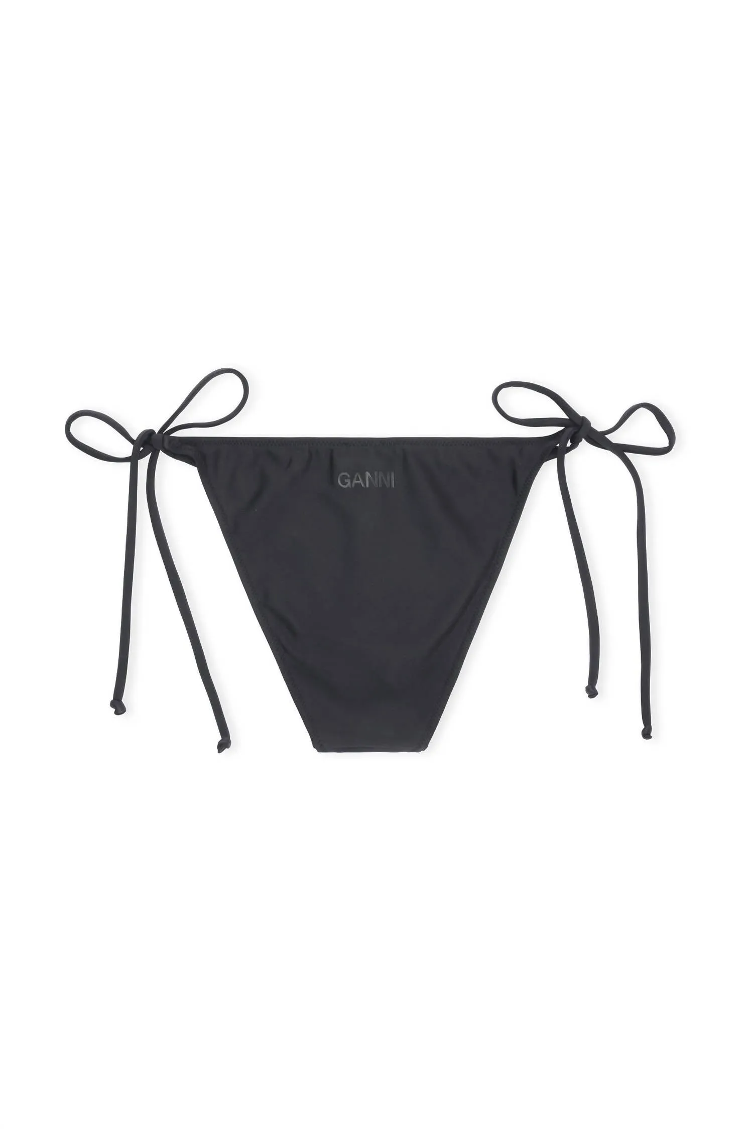String Bikini Bottom In Black