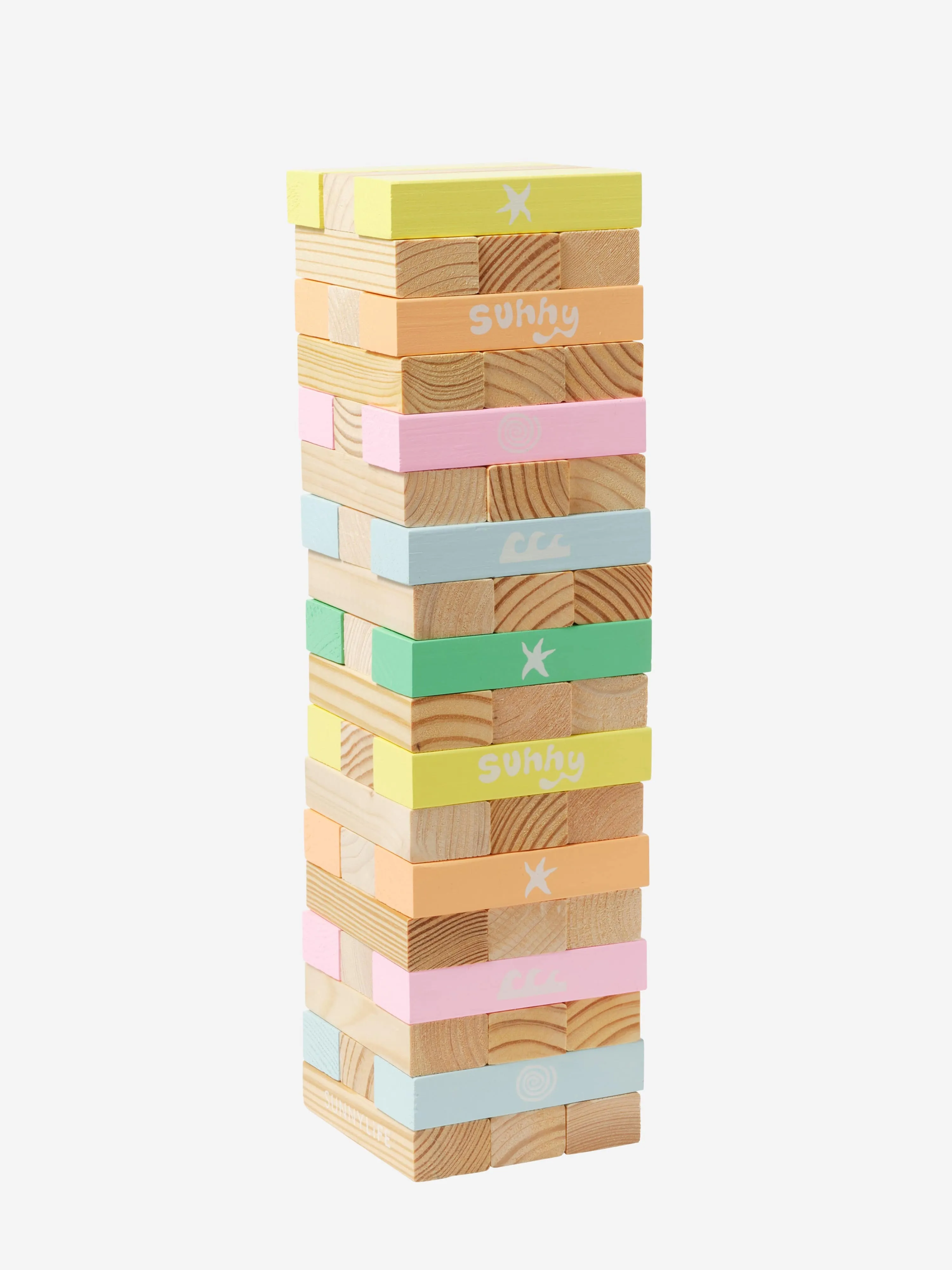 Sunnylife Kids Pool Side Giant Jumbling Tower in Multicolour (45cm)