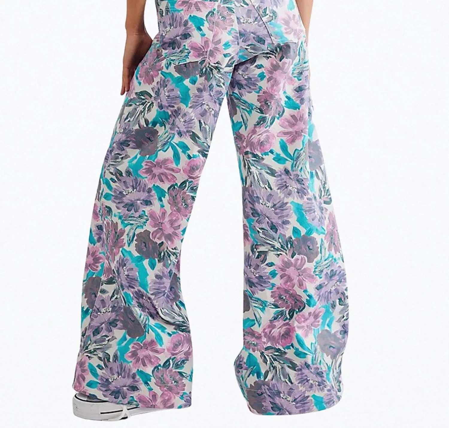 Tamara Wide Leg Pant In Purple