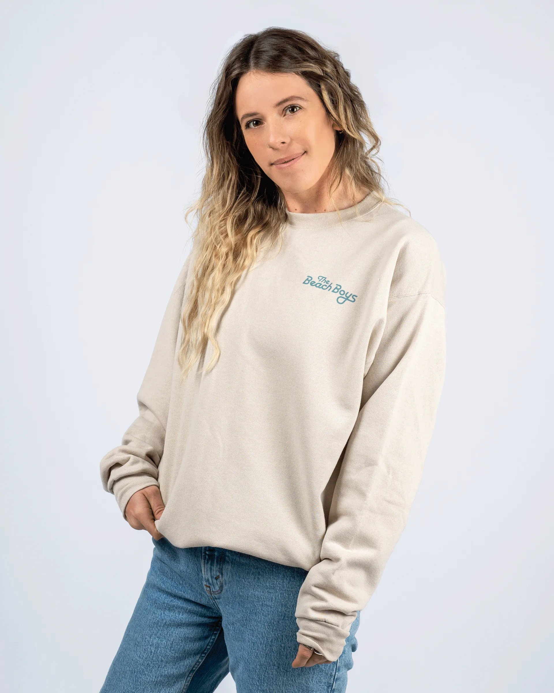 The Beach Boys x Jack's " Retro Beach Boys " Crewneck Sweatshirt