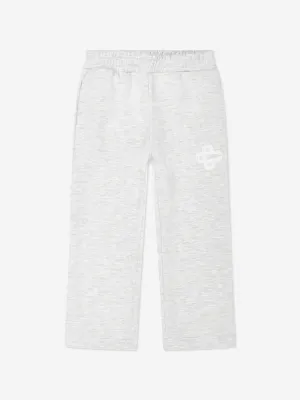 The Couture Club Kids Emblem Applique Joggers in Grey