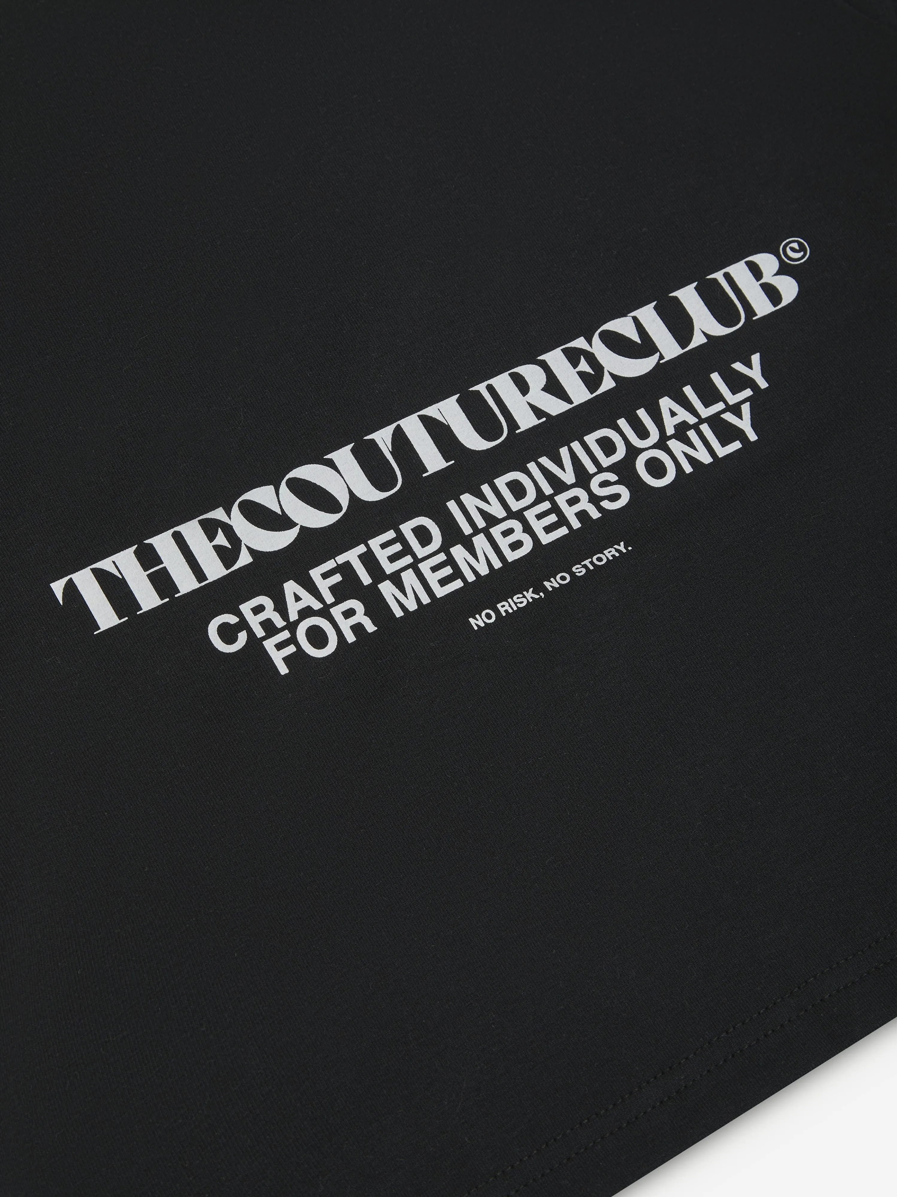 The Couture Club Kids Heavyweight Copyright T-Shirt in Black