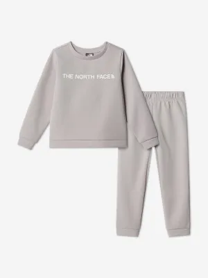 The North Face Kids Logo Tracksuit in Grey