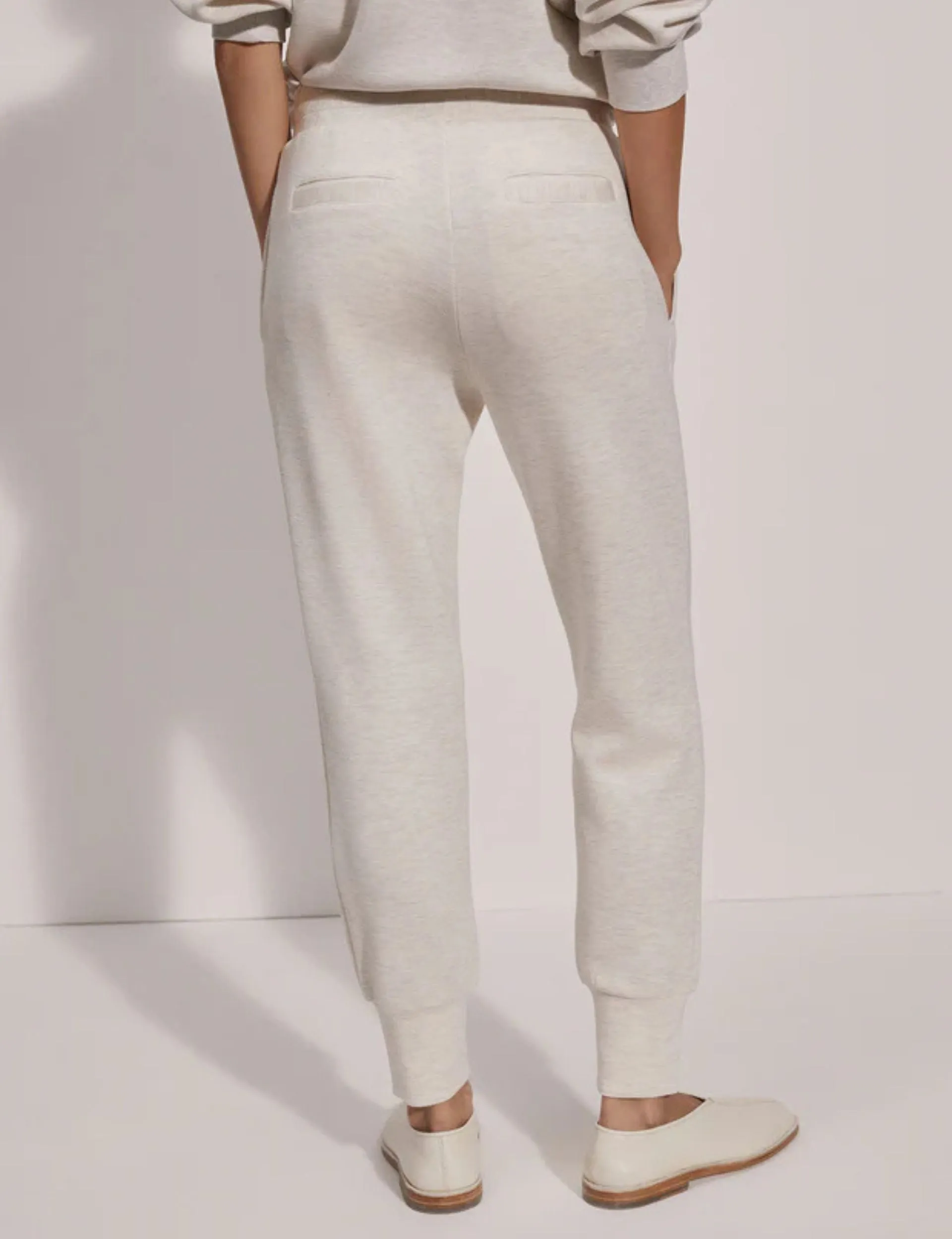 The Slim Cuff Pant 27.5" - Ivory Marl