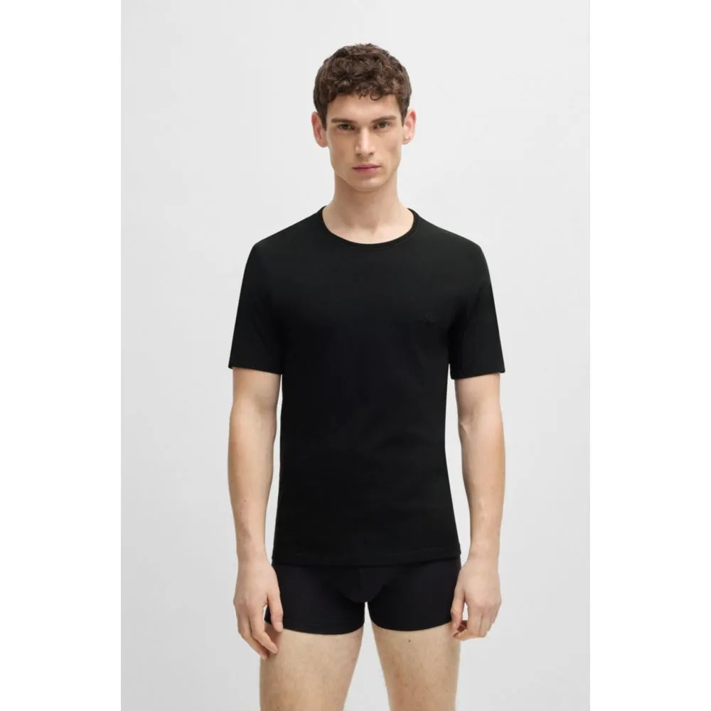 Three-pack of logo-embroidered T-shirts in cotton