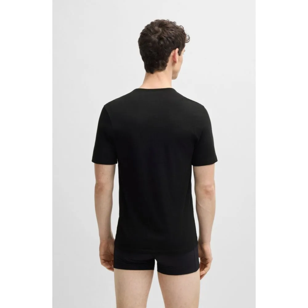Three-pack of logo-embroidered T-shirts in cotton