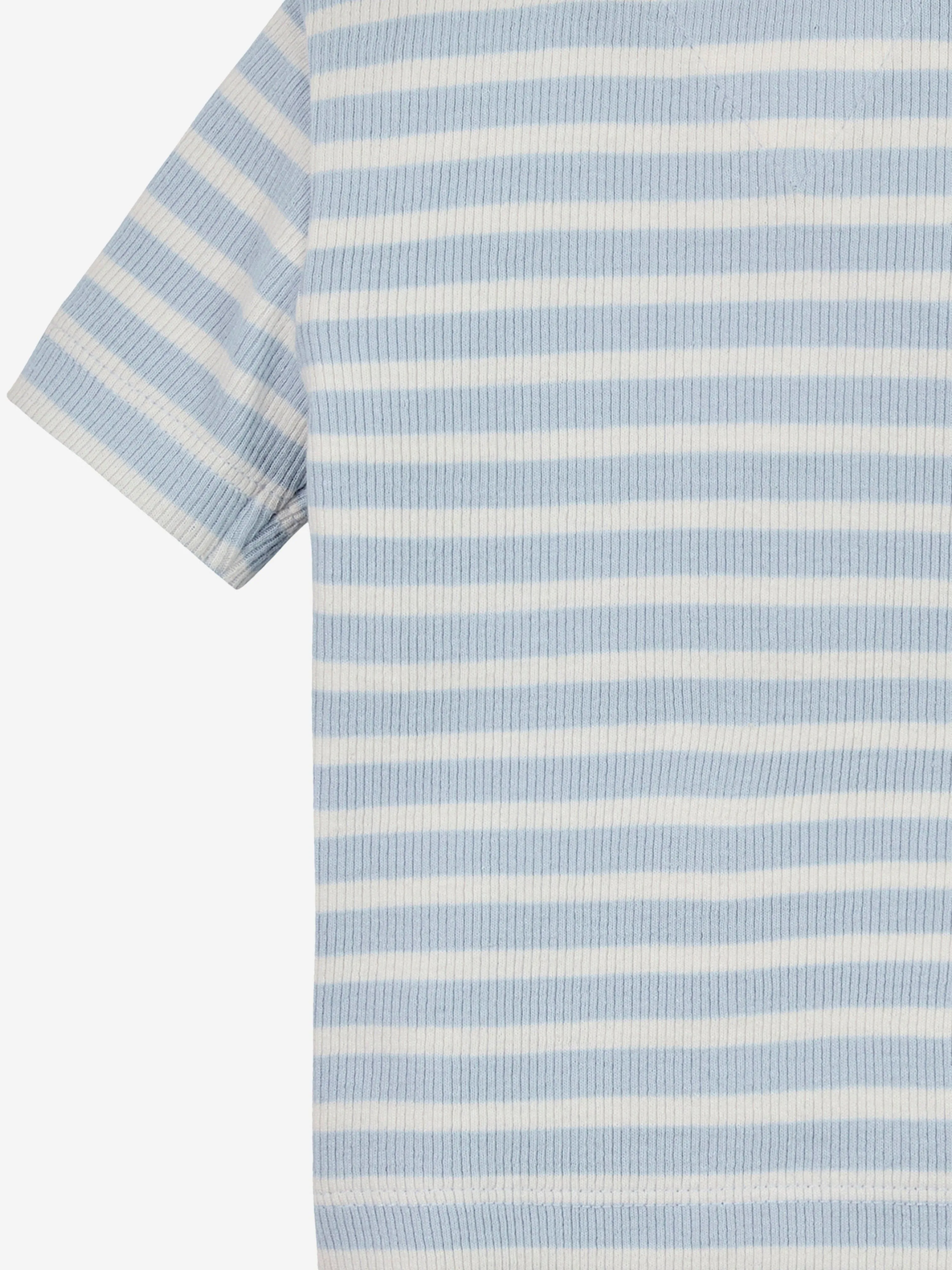 Tommy Hilfiger Baby Boys Rib Stripe Polo Shirt in Blue