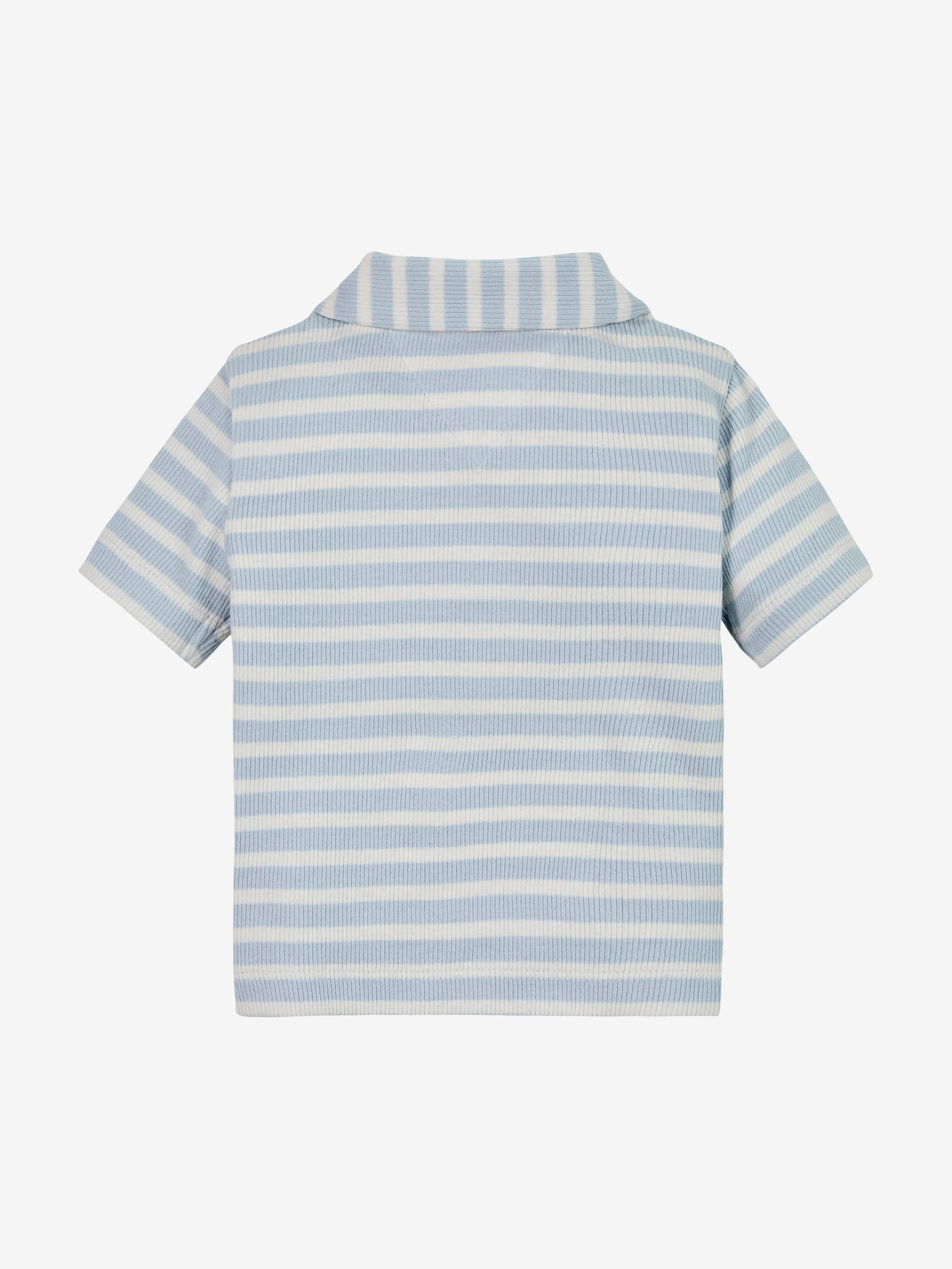 Tommy Hilfiger Baby Boys Rib Stripe Polo Shirt in Blue