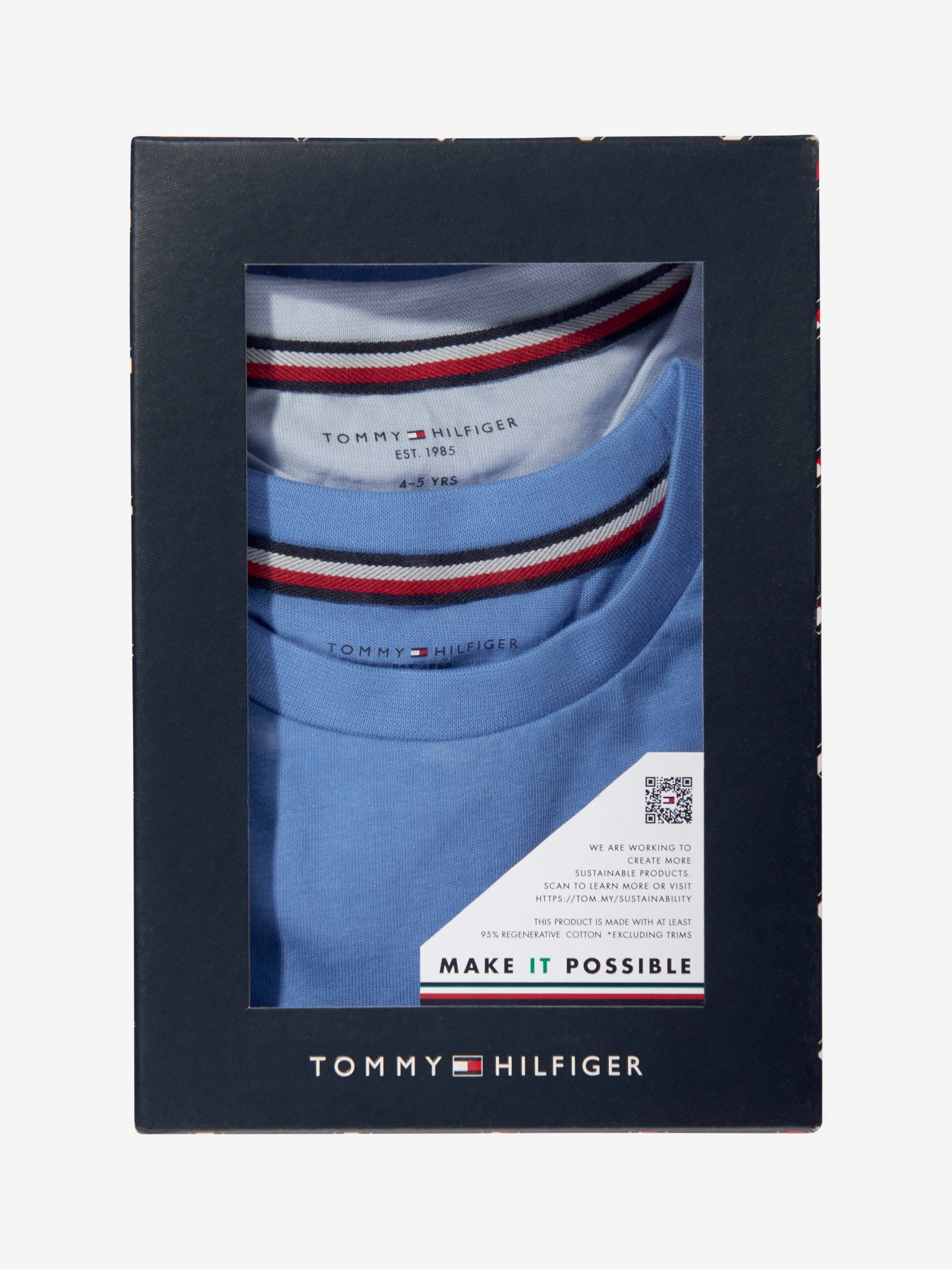 Tommy Hilfiger Boys 2 Pack T-Shirt Set in Blue