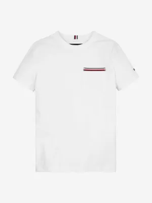 Tommy Hilfiger Boys Pocket T-Shirt in White