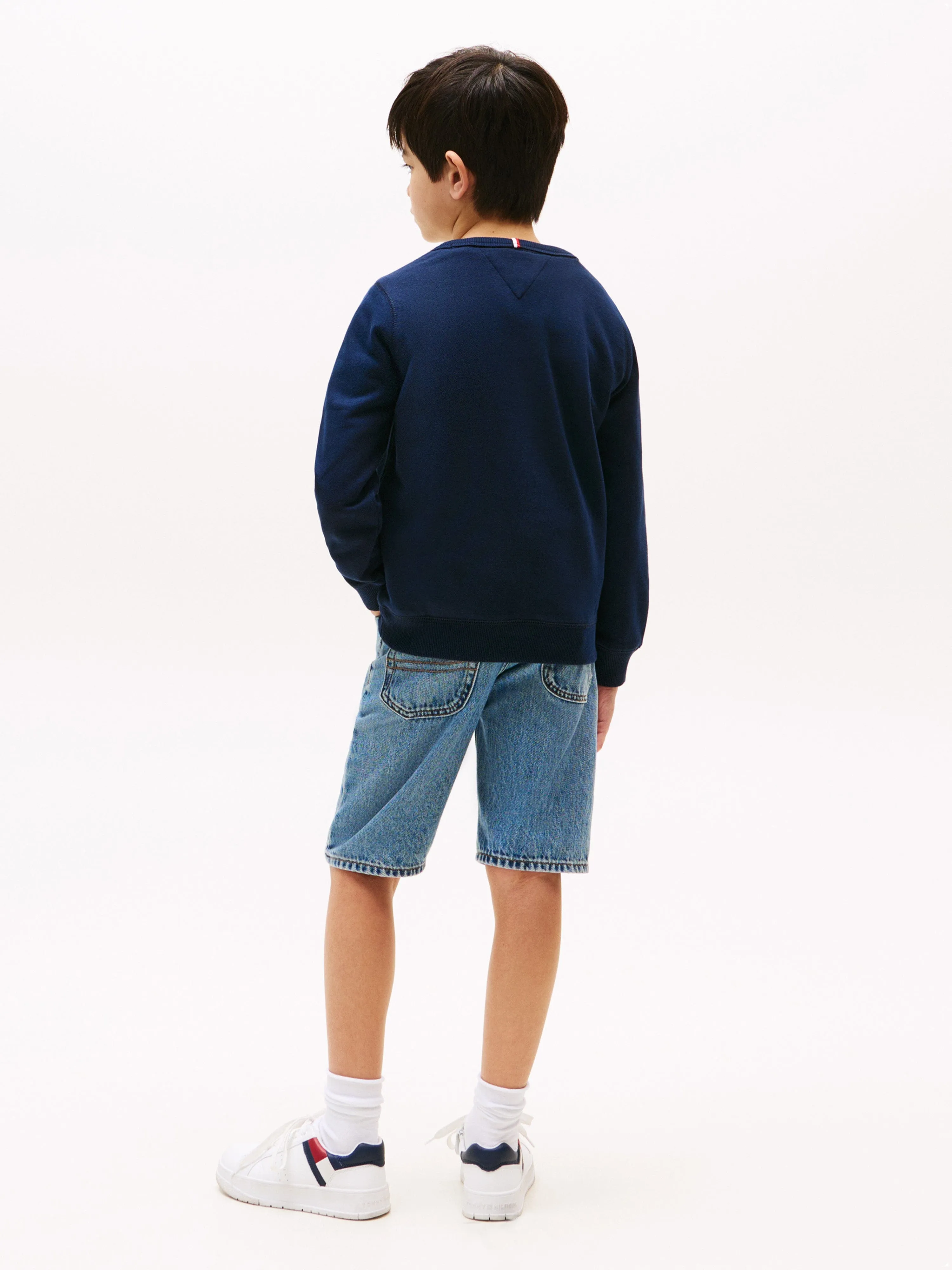 Tommy Hilfiger Boys Tommy Flag Sweatshirt in Navy