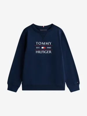 Tommy Hilfiger Boys Tommy Flag Sweatshirt in Navy
