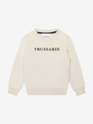 Trussardi Boys Camaz Sweatshirt in Beige