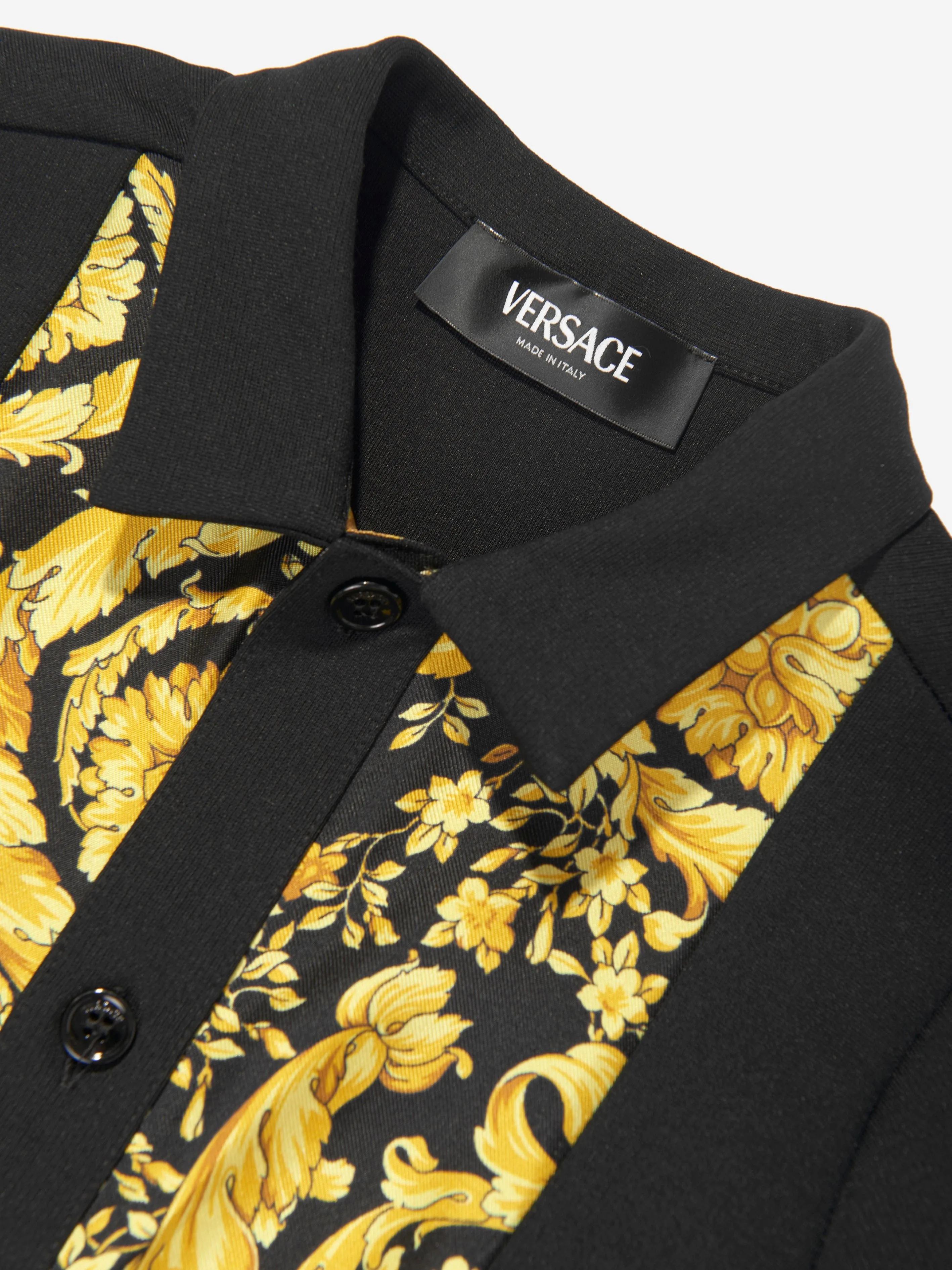 Versace Baby Boys Barocco Shirt in Black