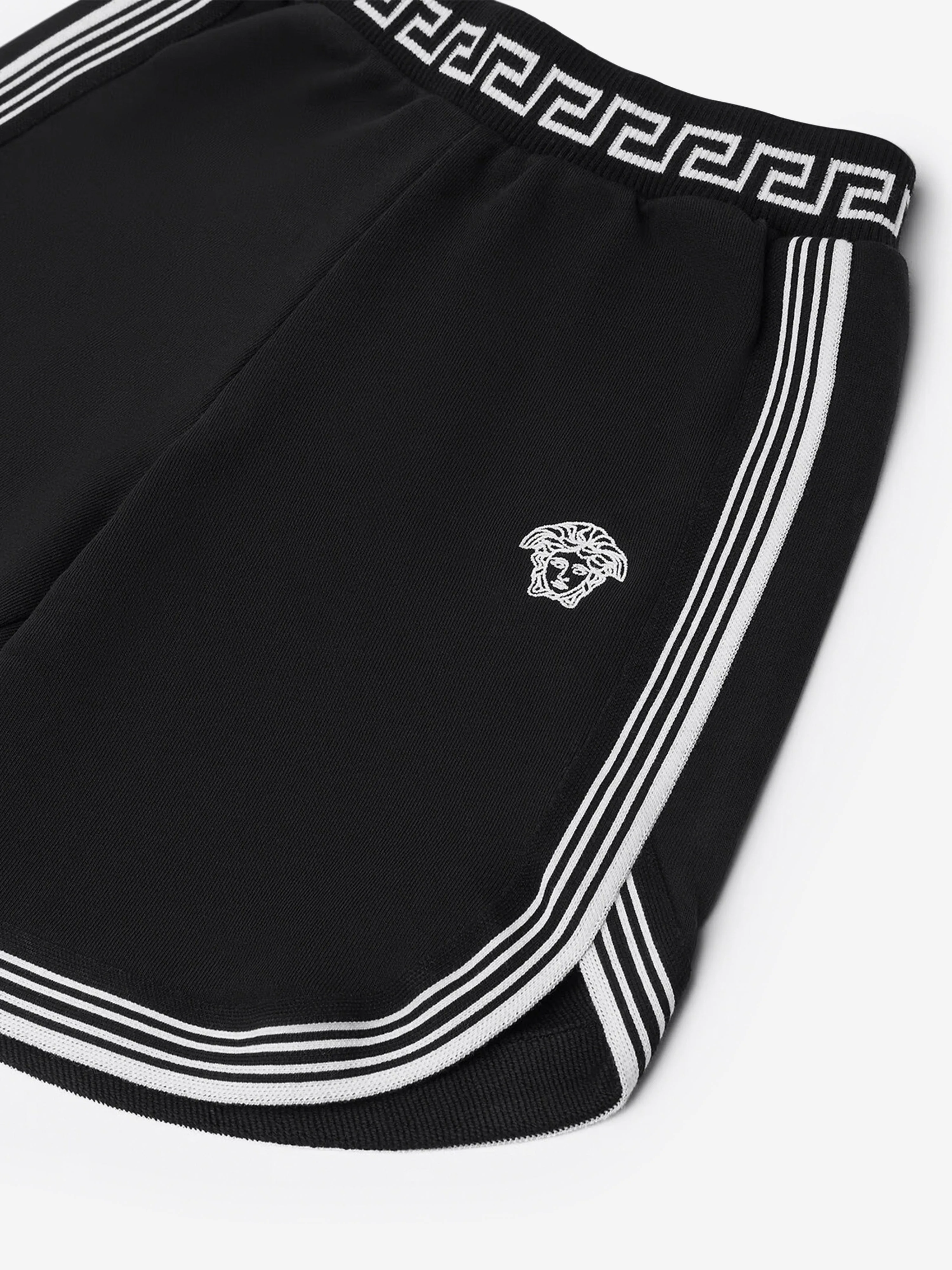 Versace Boys Medusa Logo Shorts in Black