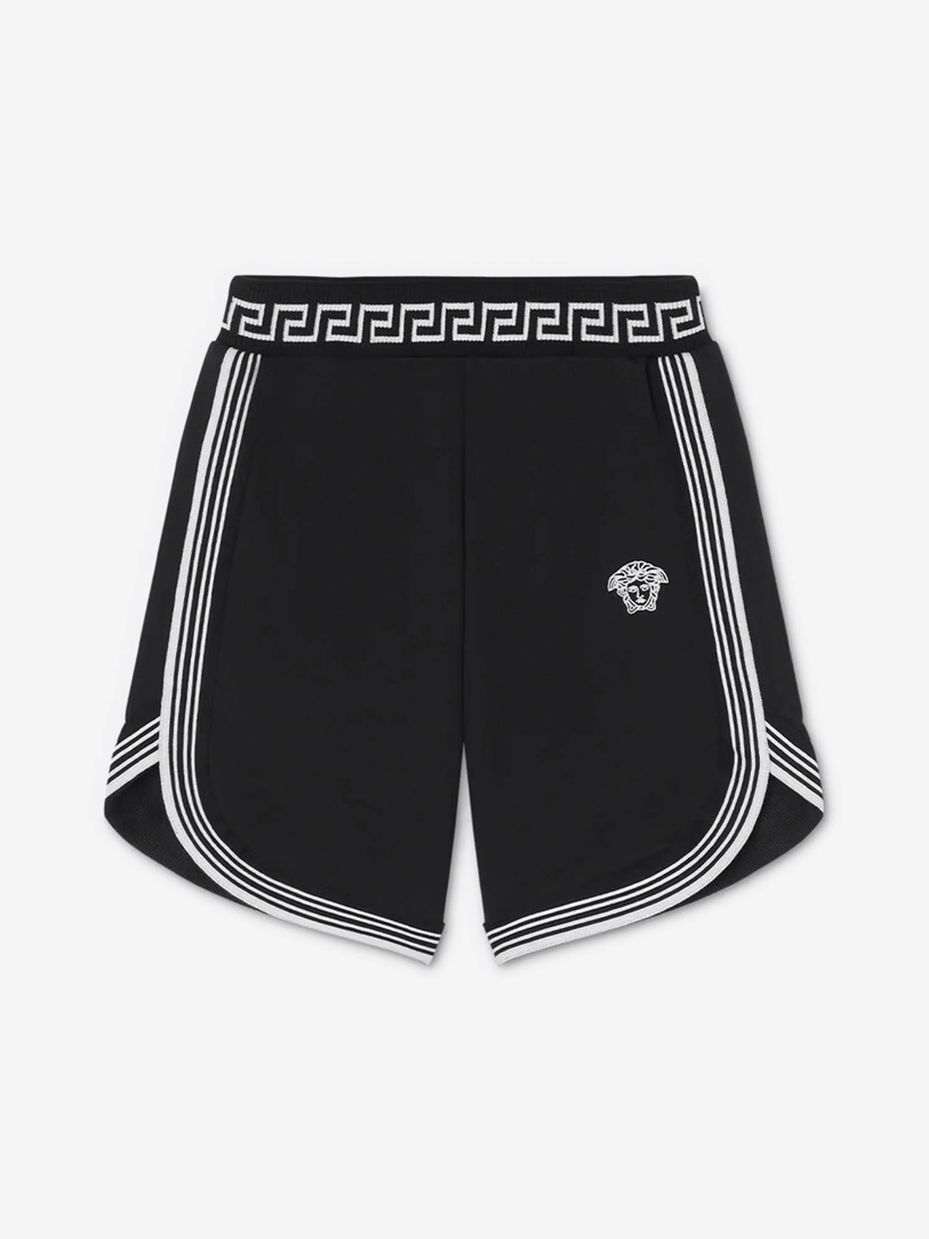 Versace Boys Medusa Logo Shorts in Black