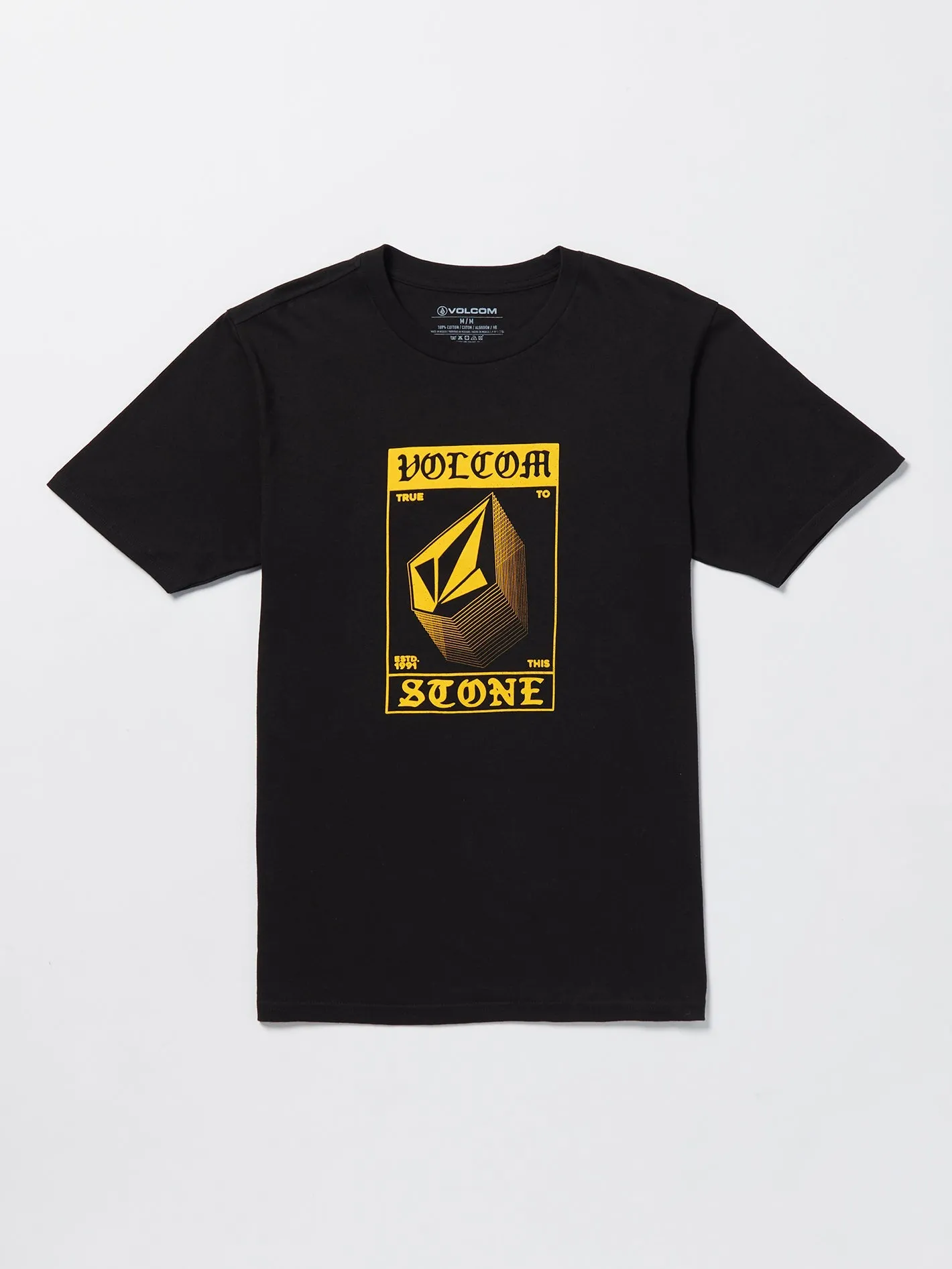 Volcom Explicit Stone Short Sleeve Tee Black Volcom