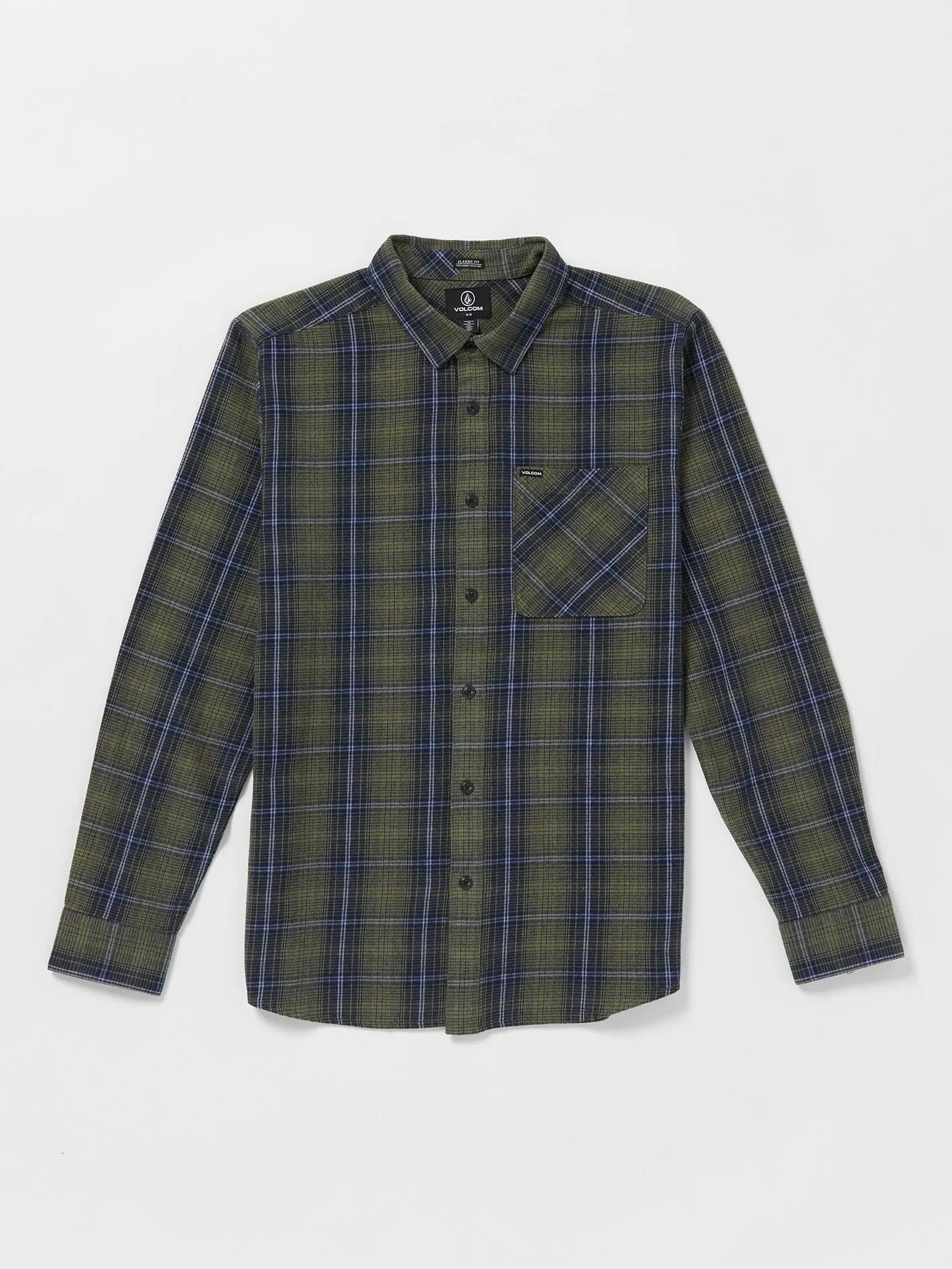 Volcom Heavy Twills Long Sleeve Flannel Old Mill Volcom