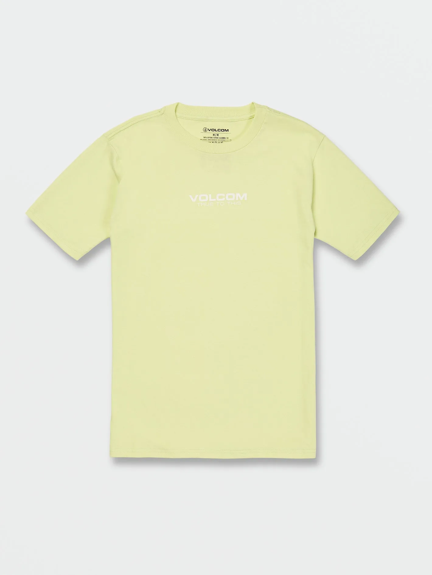 Volcom Neweuro Short Sleeve Tee Shadow Lime Volcom