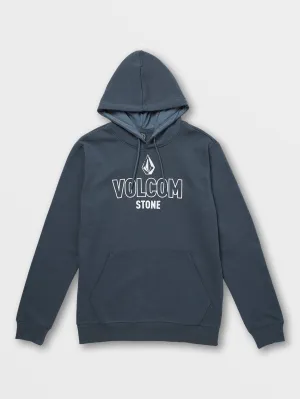 Volcom Roundabout Pullover Fleece Hoodie Faded Navy Volcom