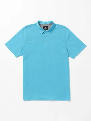 Volcom Wowzer Polo Men's Short Sleeve Shirt Turkish Blue Volcom
