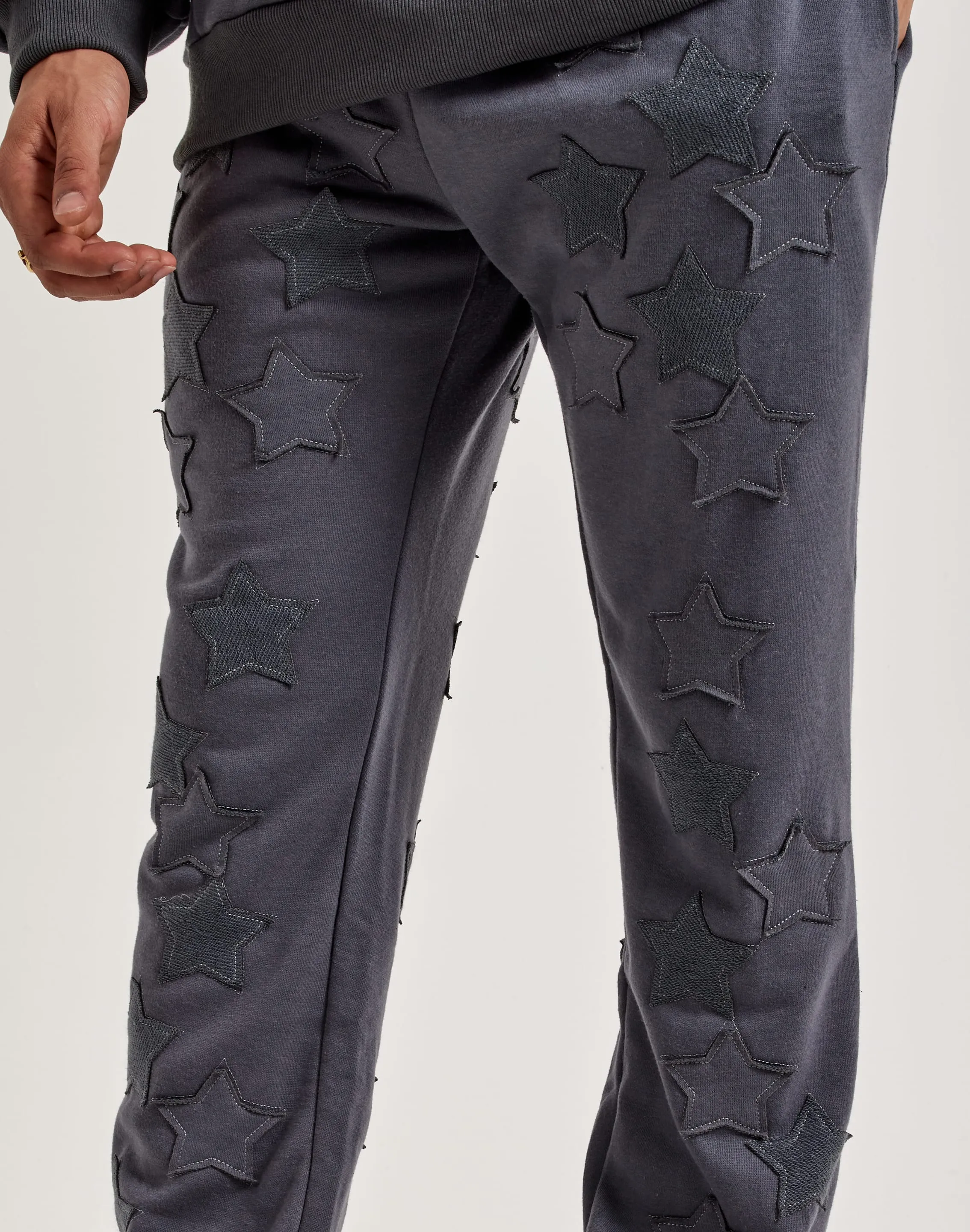 WAIMEA Star Patch Fleece Sweatpants