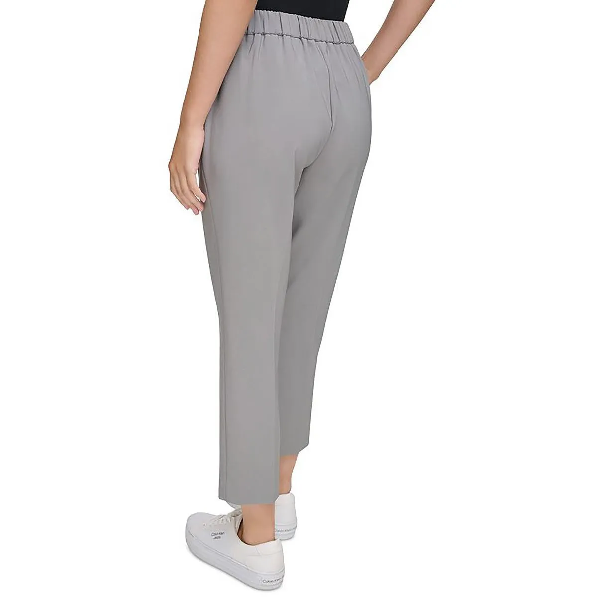 Womens Slim Fitted Cropped Pants