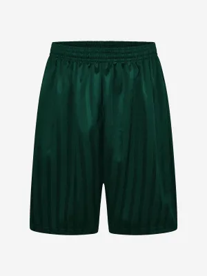 Zeco Kids School Shadow Stripe Shorts in Green
