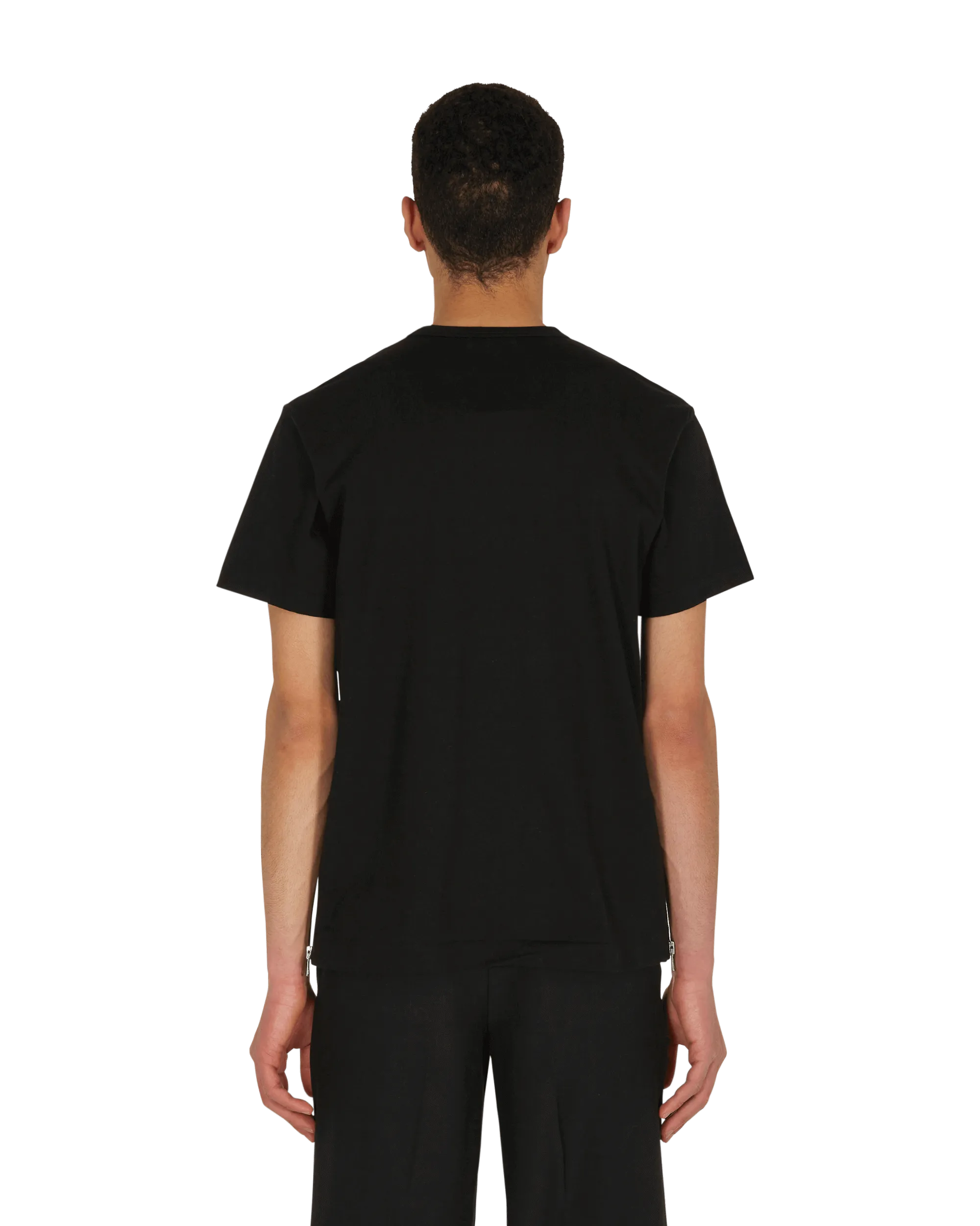 Zip T-Shirt Black