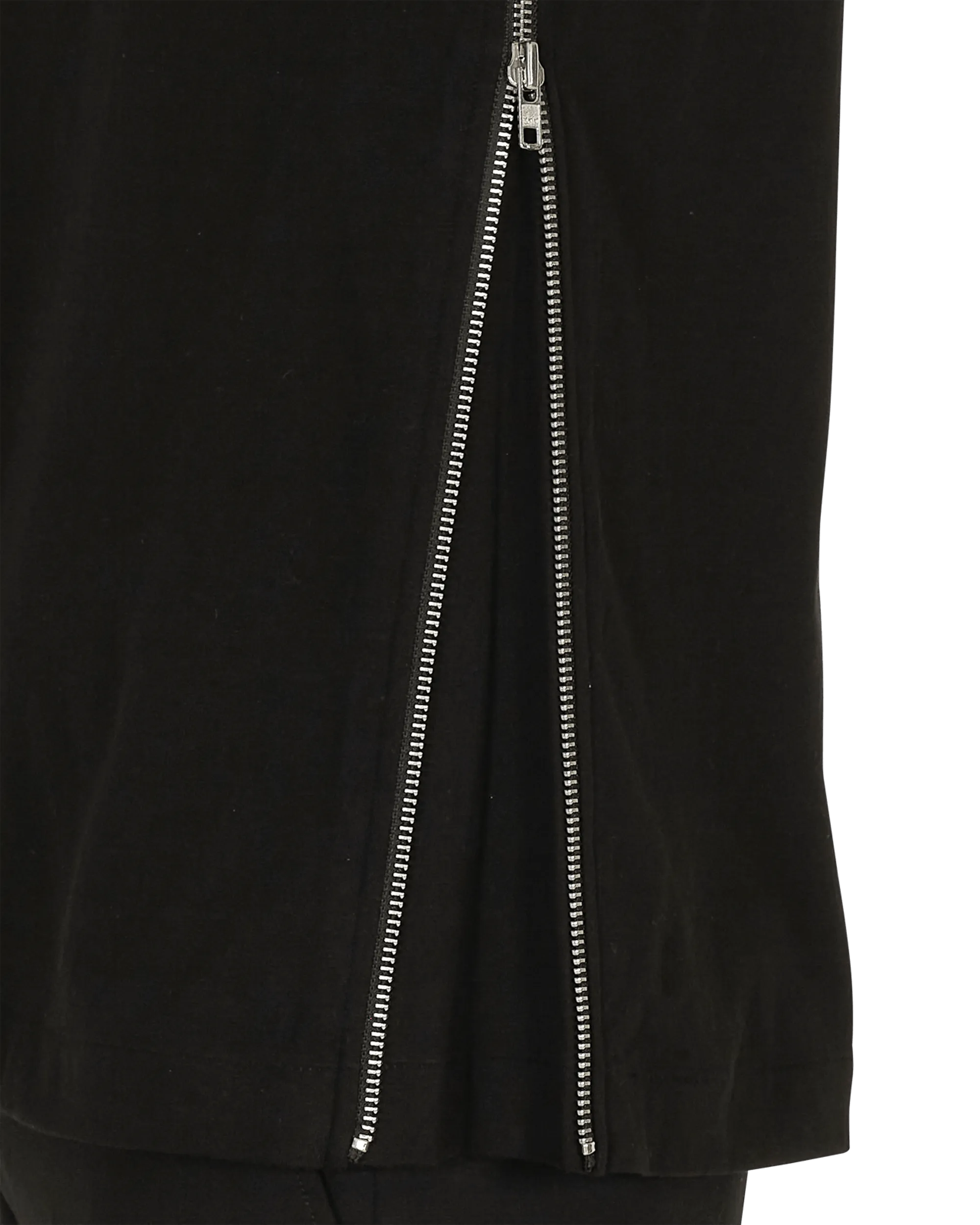Zip T-Shirt Black
